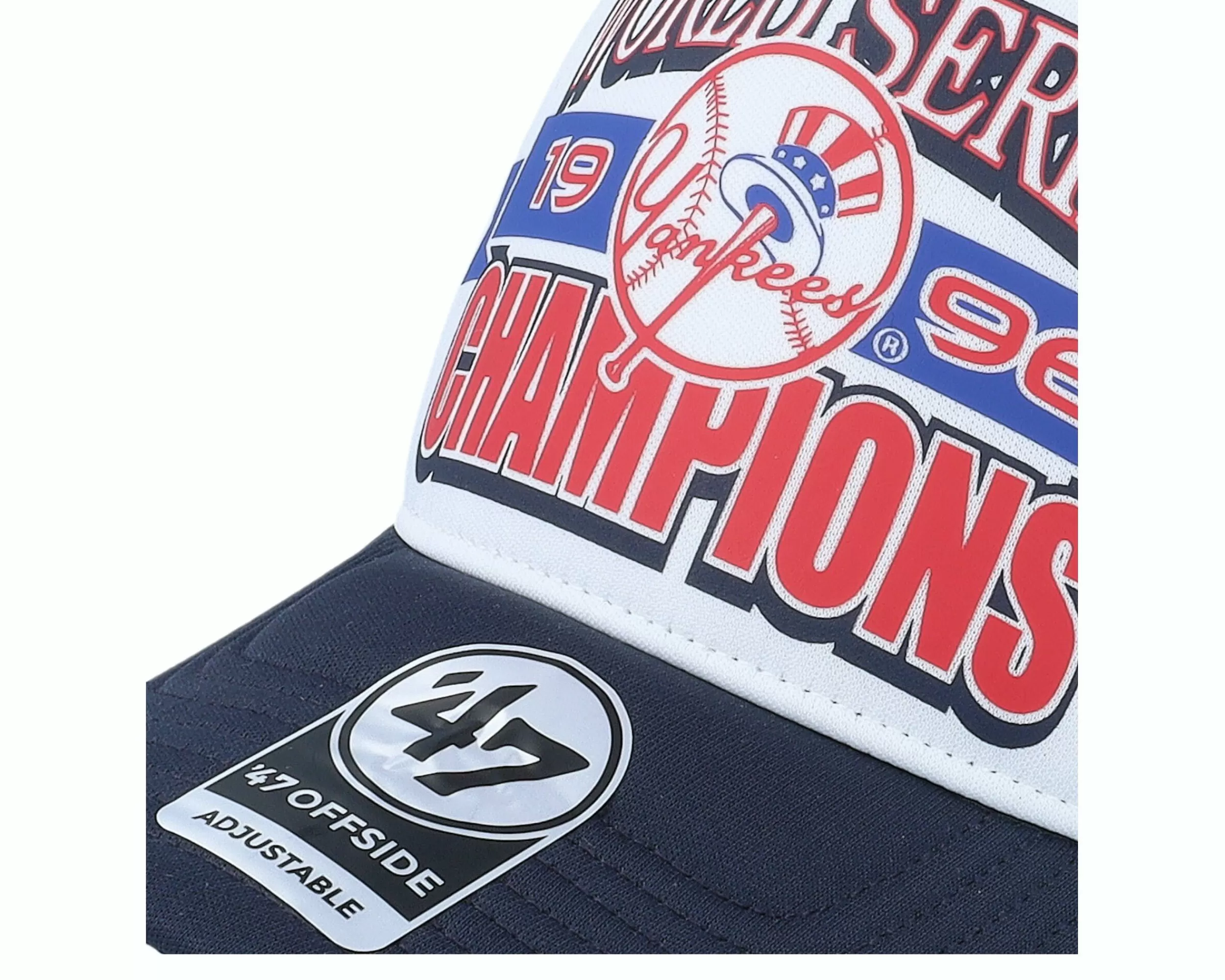 47 Brand New York Yankees Mlb Foam Champ Offside Dt Navy/White Trucker - -Unisex Trucker
