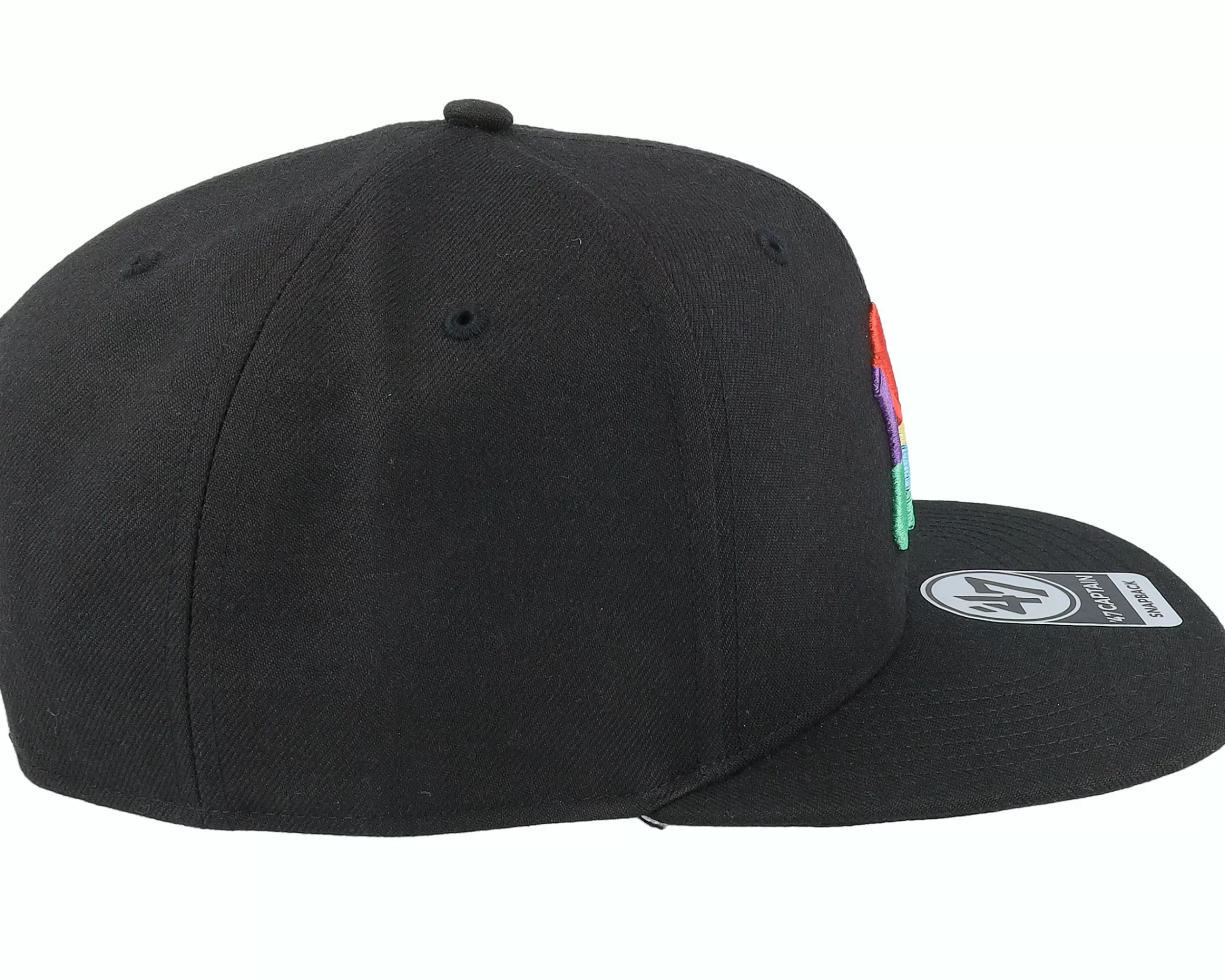 47 Brand New York Yankees Mlb Fractal Captain Black Snapback - -Unisex Snapback