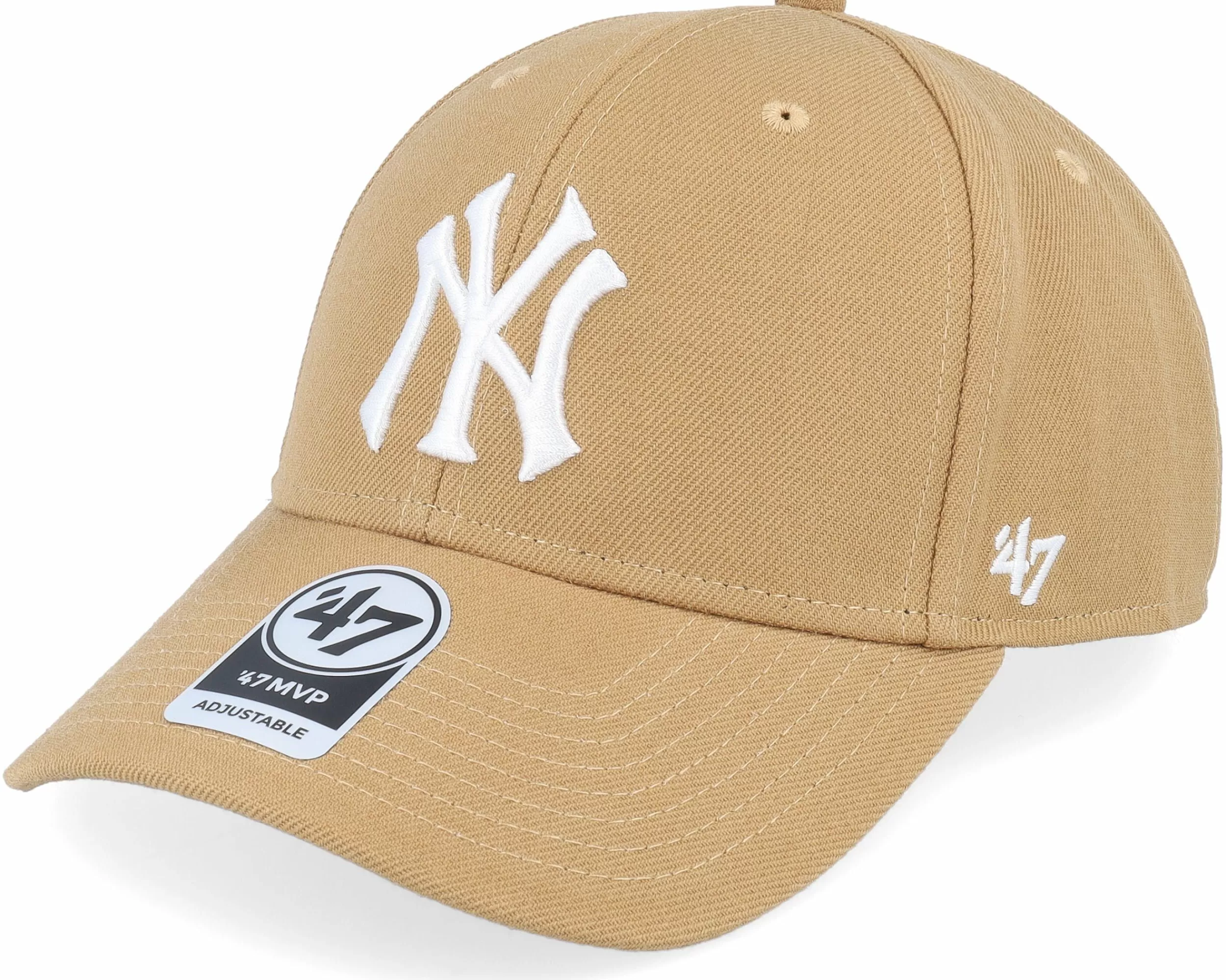 47 Brand New York Yankees Mlb Mvp Camel Adjustable - -Unisex Adjustable