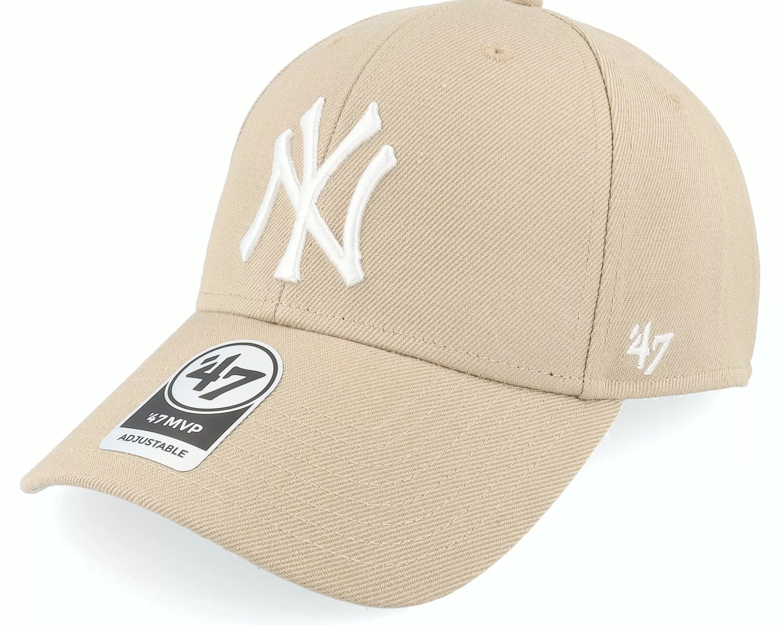 47 Brand New York Yankees Mlb Mvp Khaki Adjustable - -Unisex Adjustable