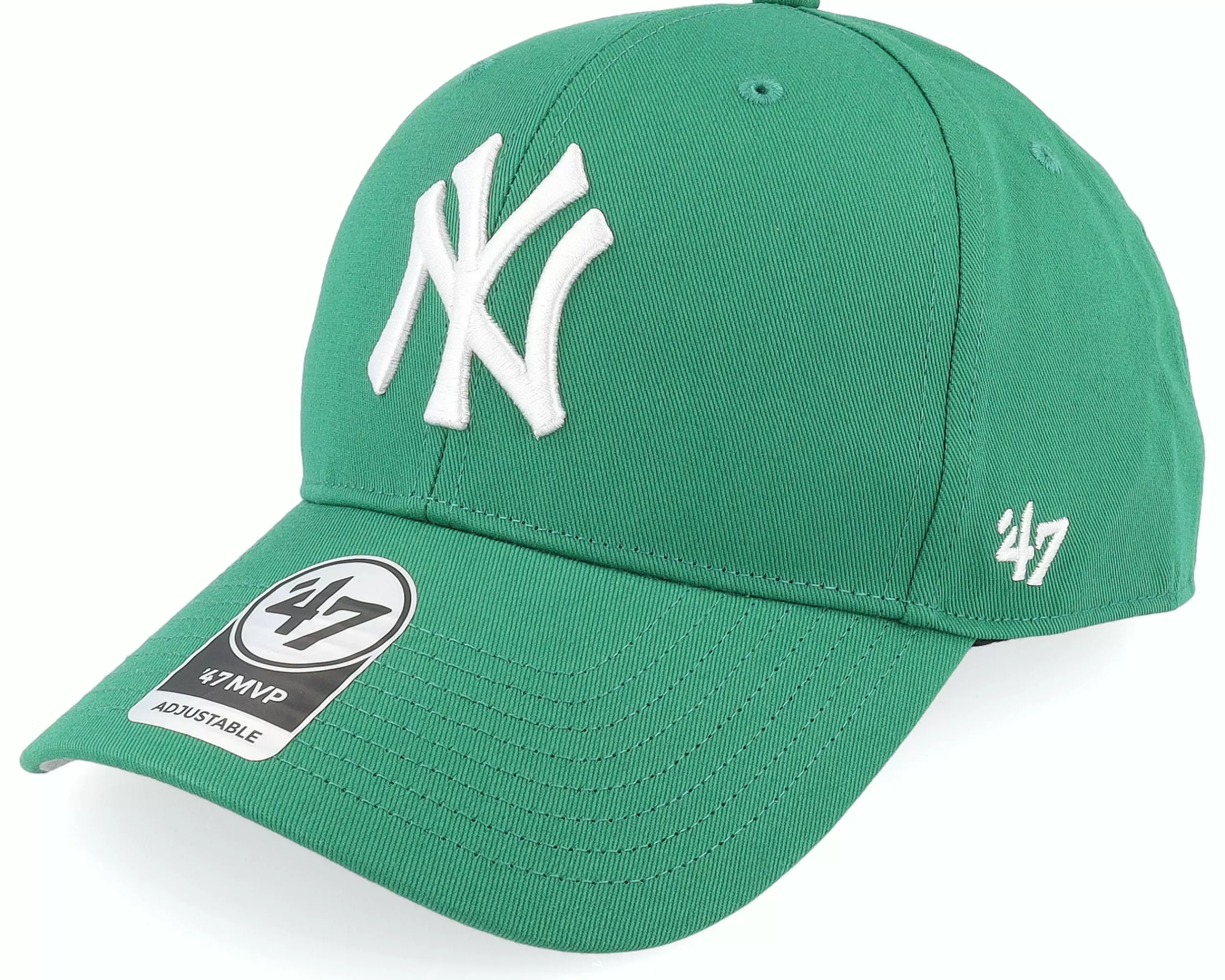 47 Brand New York Yankees Mlb Raised Basic Mvp Kelly Adjustable - -Unisex Adjustable