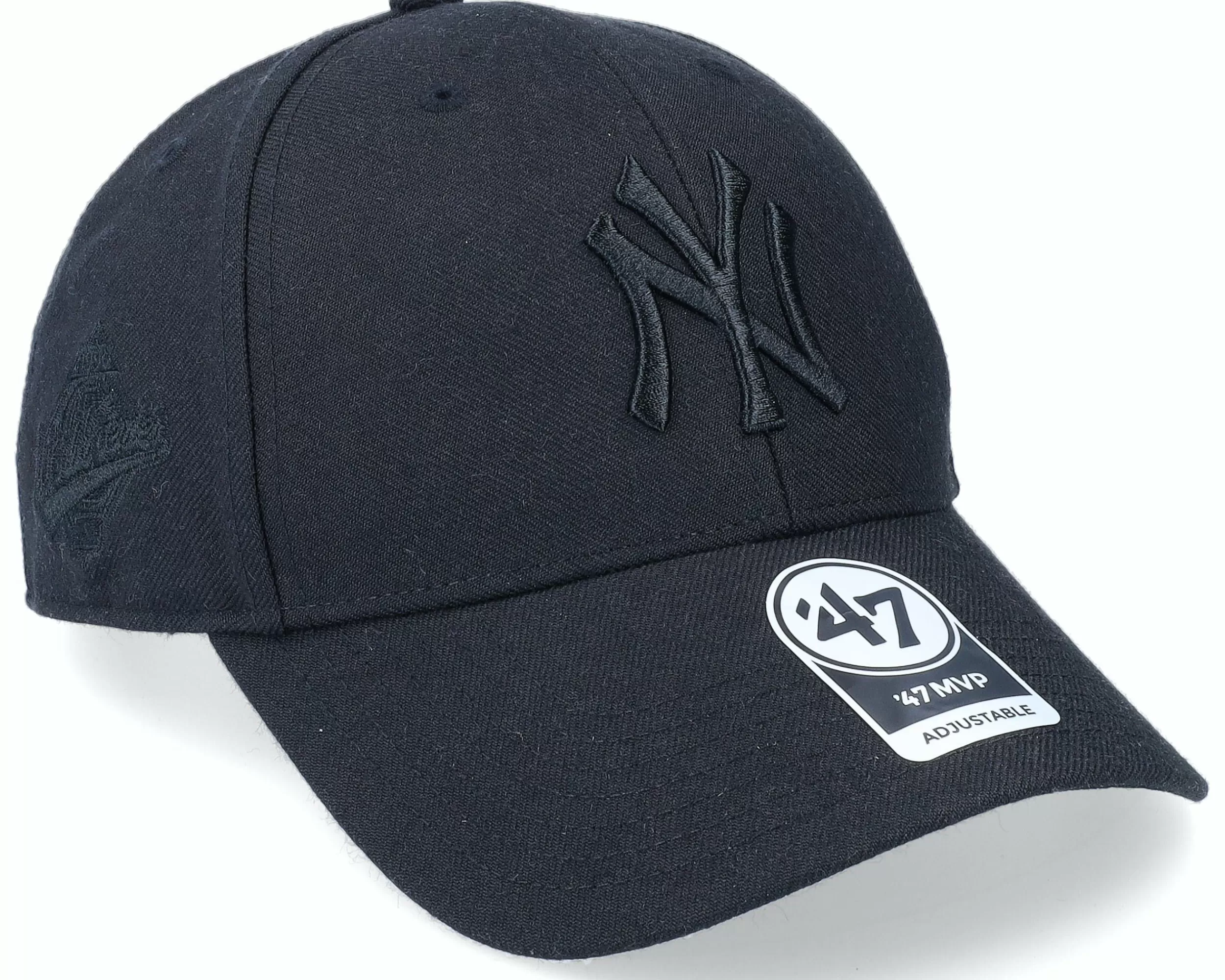 47 Brand New York Yankees Mlb Sure Shot Mvp Black Adjustable - -Unisex Adjustable