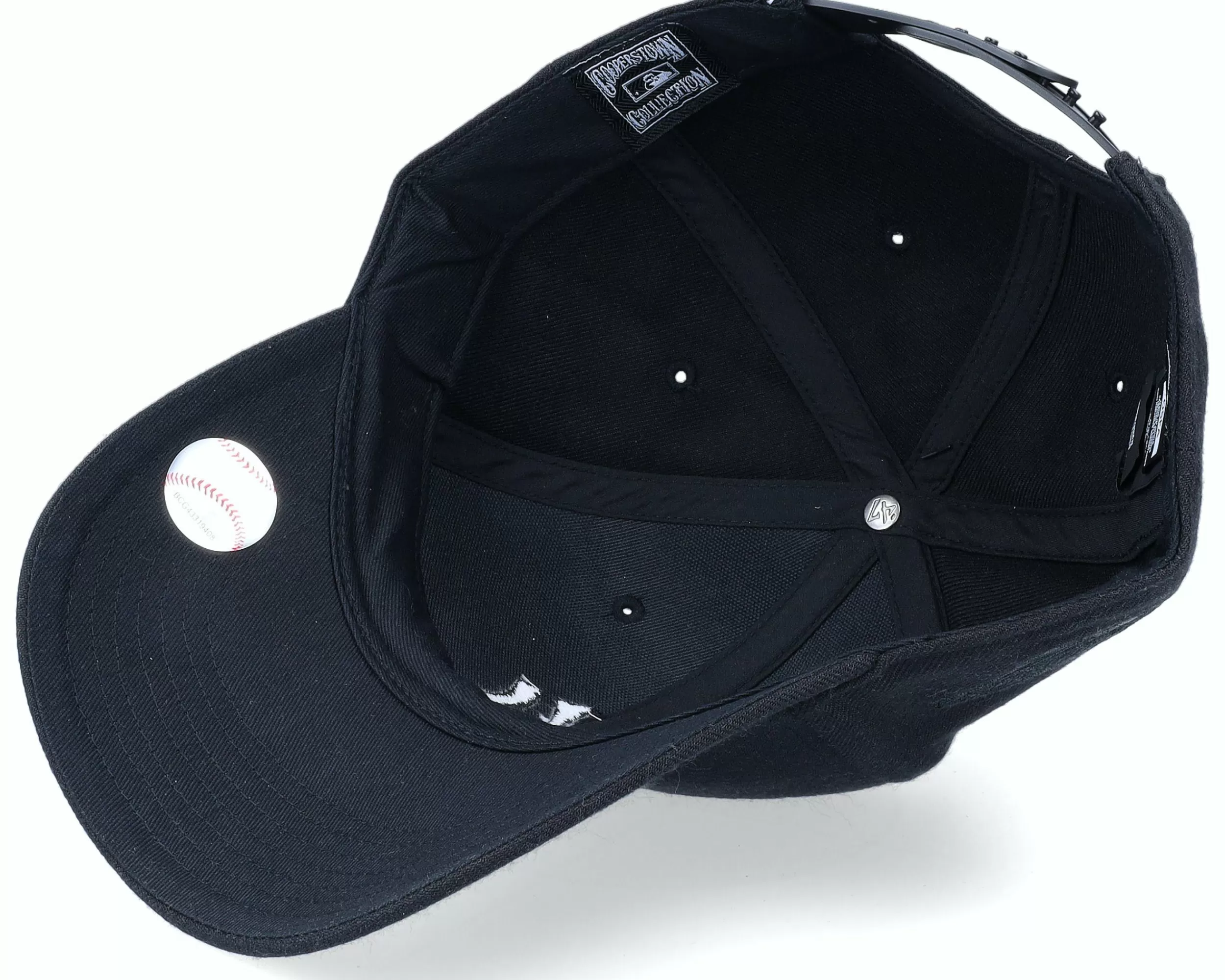 47 Brand New York Yankees Mlb Sure Shot Mvp Black Adjustable - -Unisex Adjustable