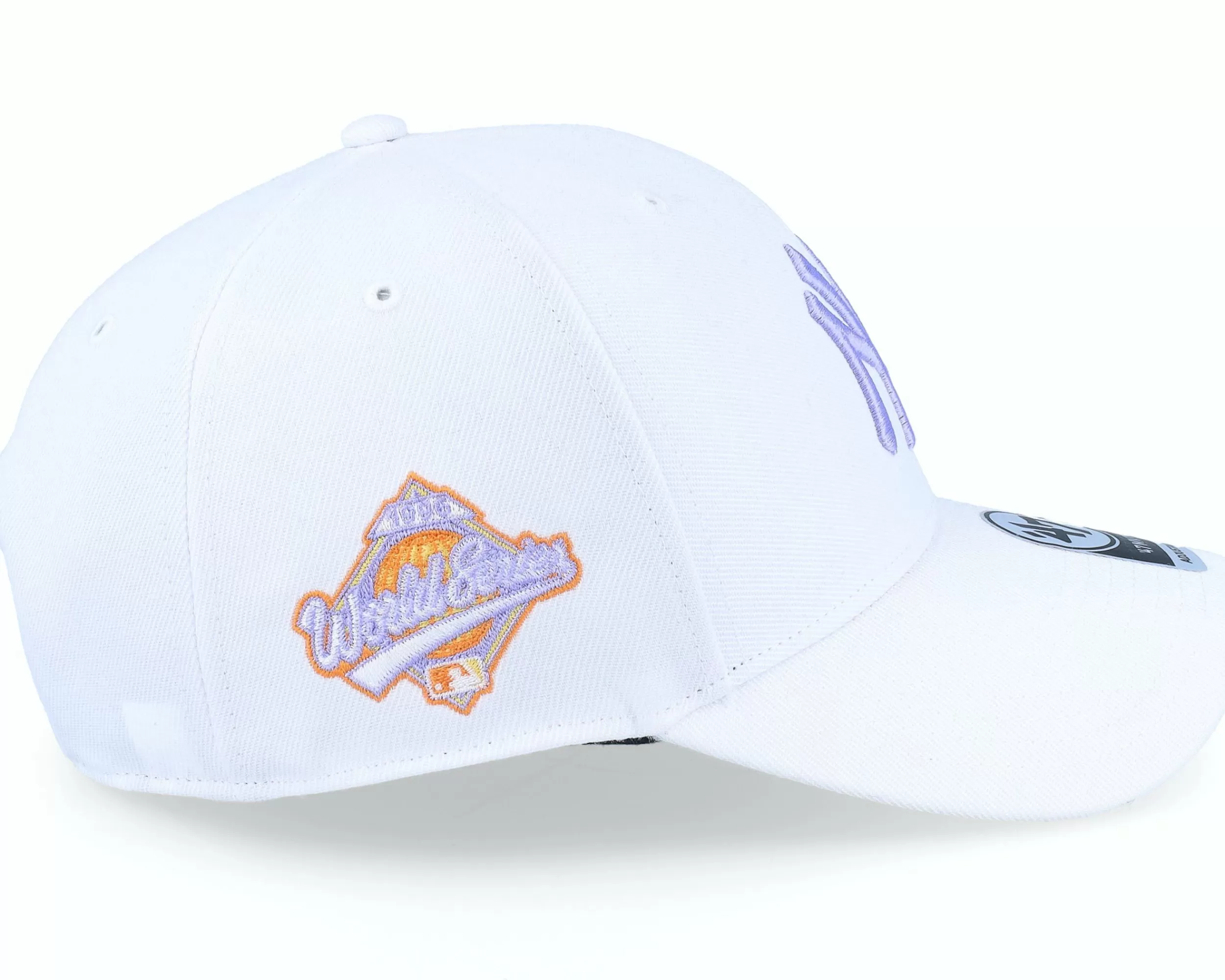 47 Brand New York Yankees Mlb World Series Sure Shot 47 Mvp White/Lavendel Adjustable - -Unisex Adjustable