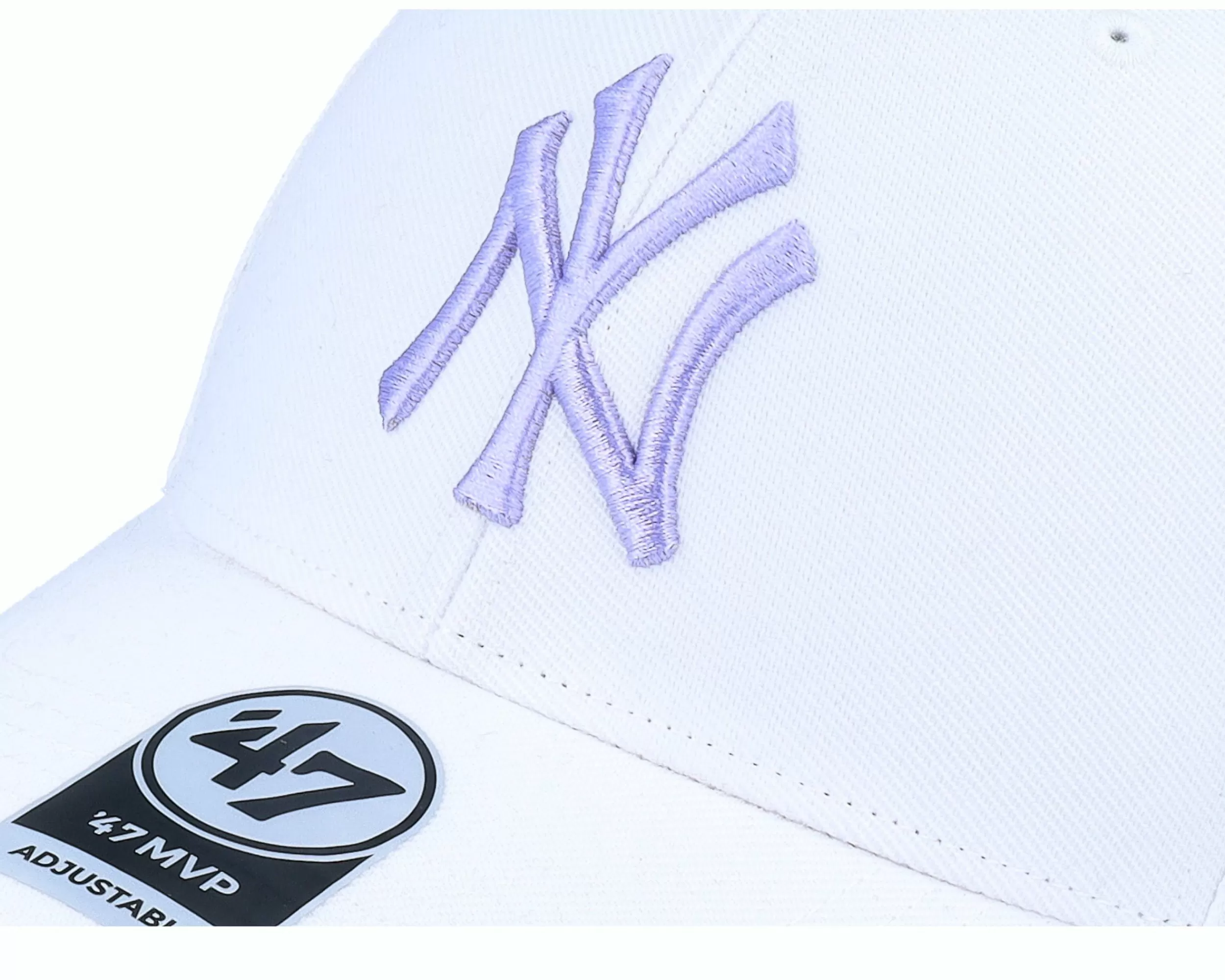 47 Brand New York Yankees Mlb World Series Sure Shot 47 Mvp White/Lavendel Adjustable - -Unisex Adjustable