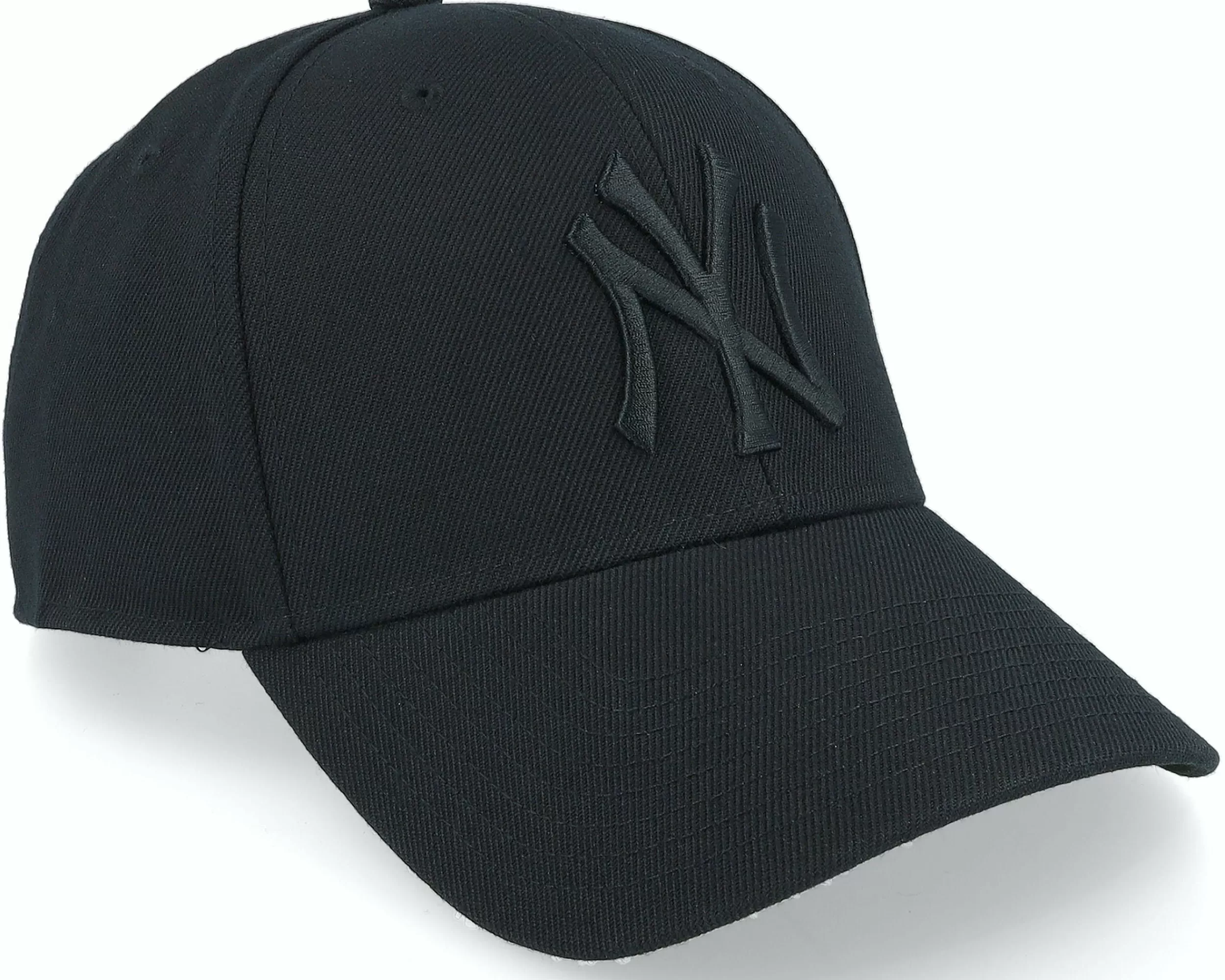 47 Brand New York Yankees Mvp Black/Black Adjustable - -Unisex Adjustable