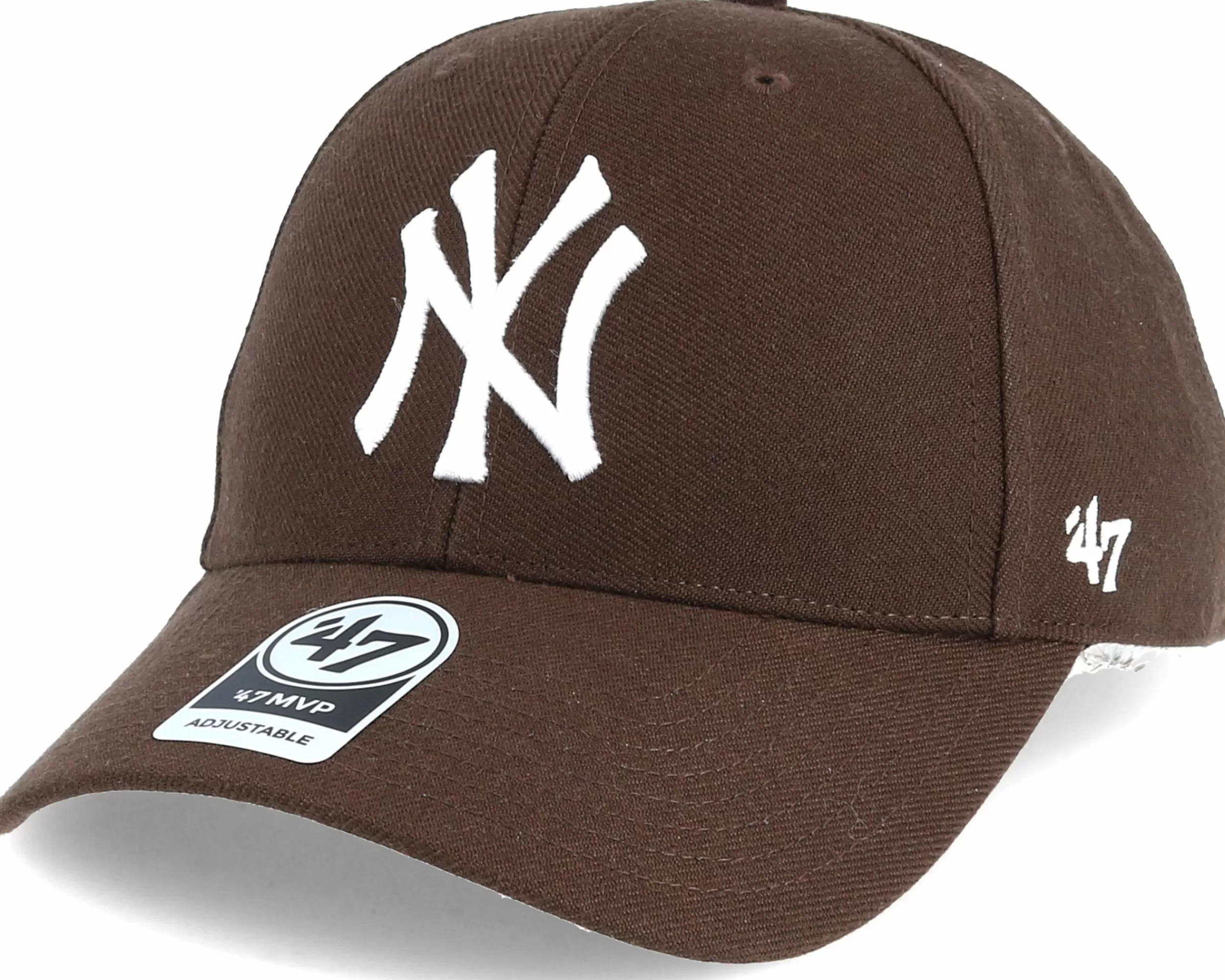 47 Brand New York Yankees Mvp Brown Adjustable - -Unisex Adjustable