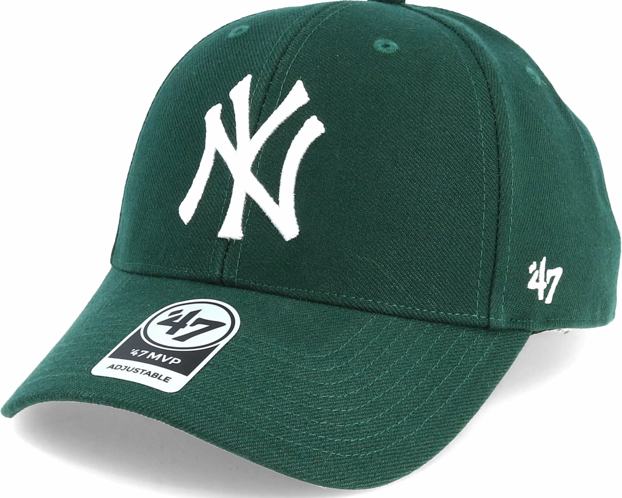 47 Brand New York Yankees Mvp Dark Green Adjustable - -Unisex Adjustable