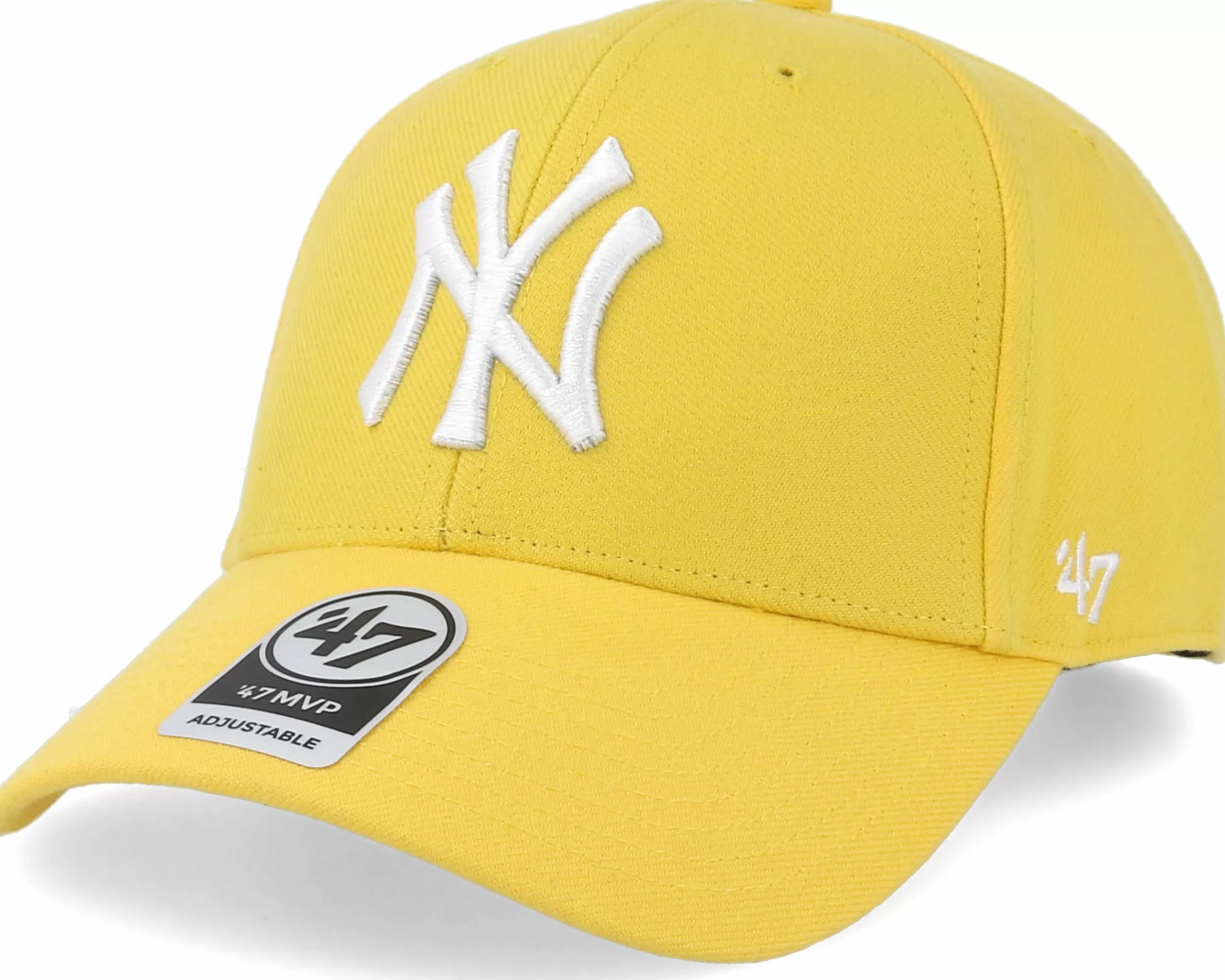 47 Brand New York Yankees Mvp Yellow Adjustable - -Unisex Adjustable
