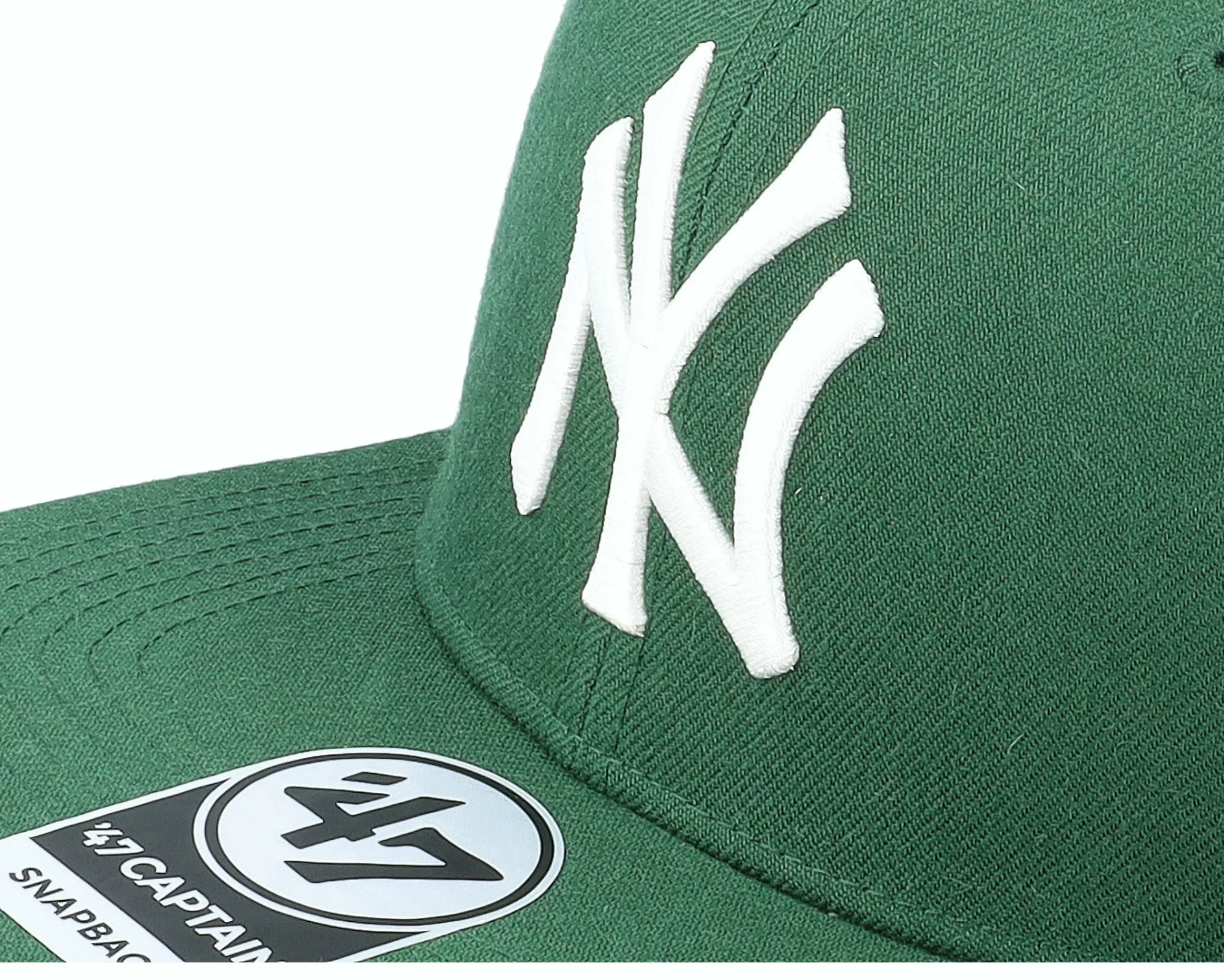 47 Brand New York Yankees No Shot Captain Dark Green Snapback - -Unisex Snapback