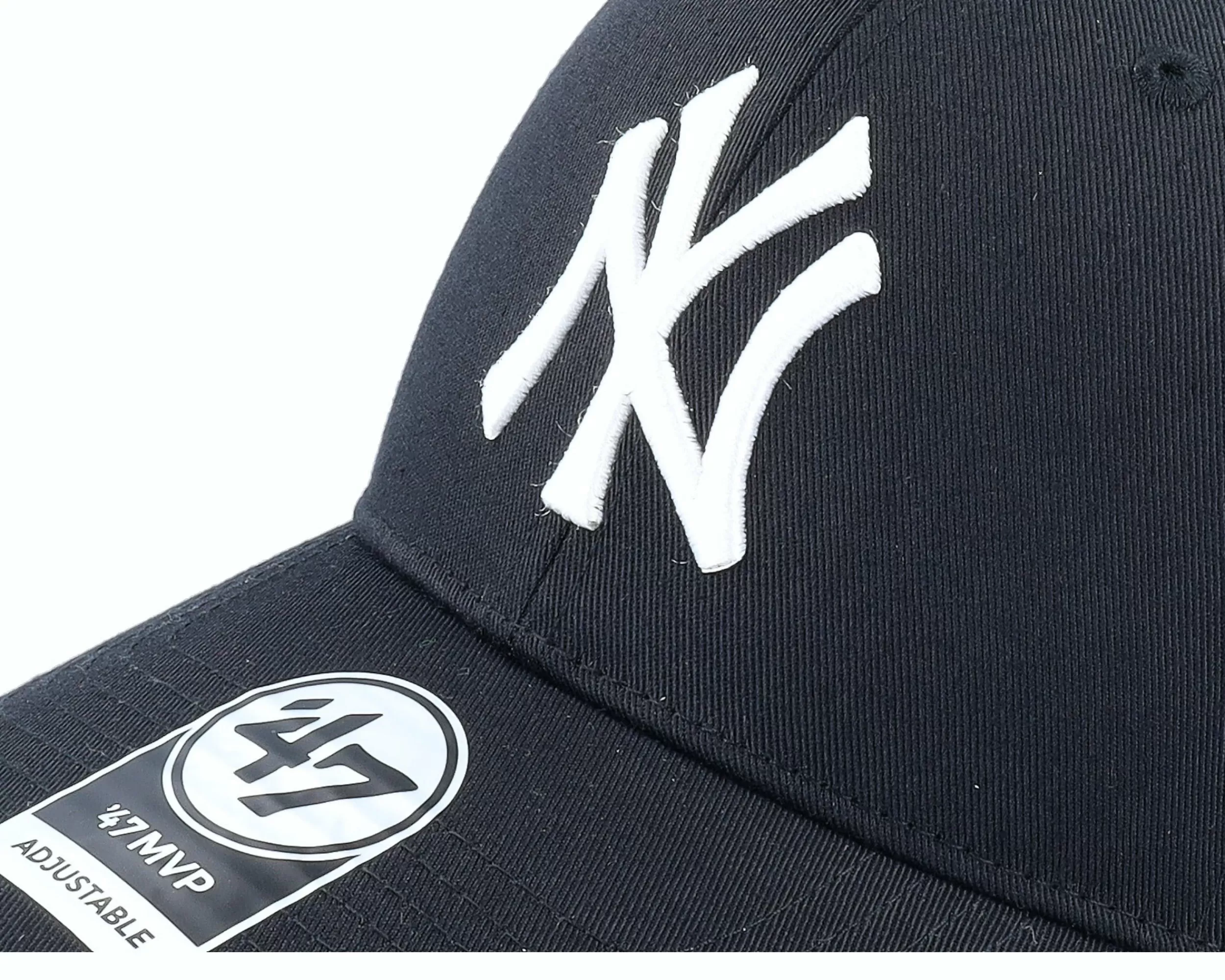 47 Brand New York Yankees Raised Basic Mvp Black Adjustable - -Unisex Adjustable