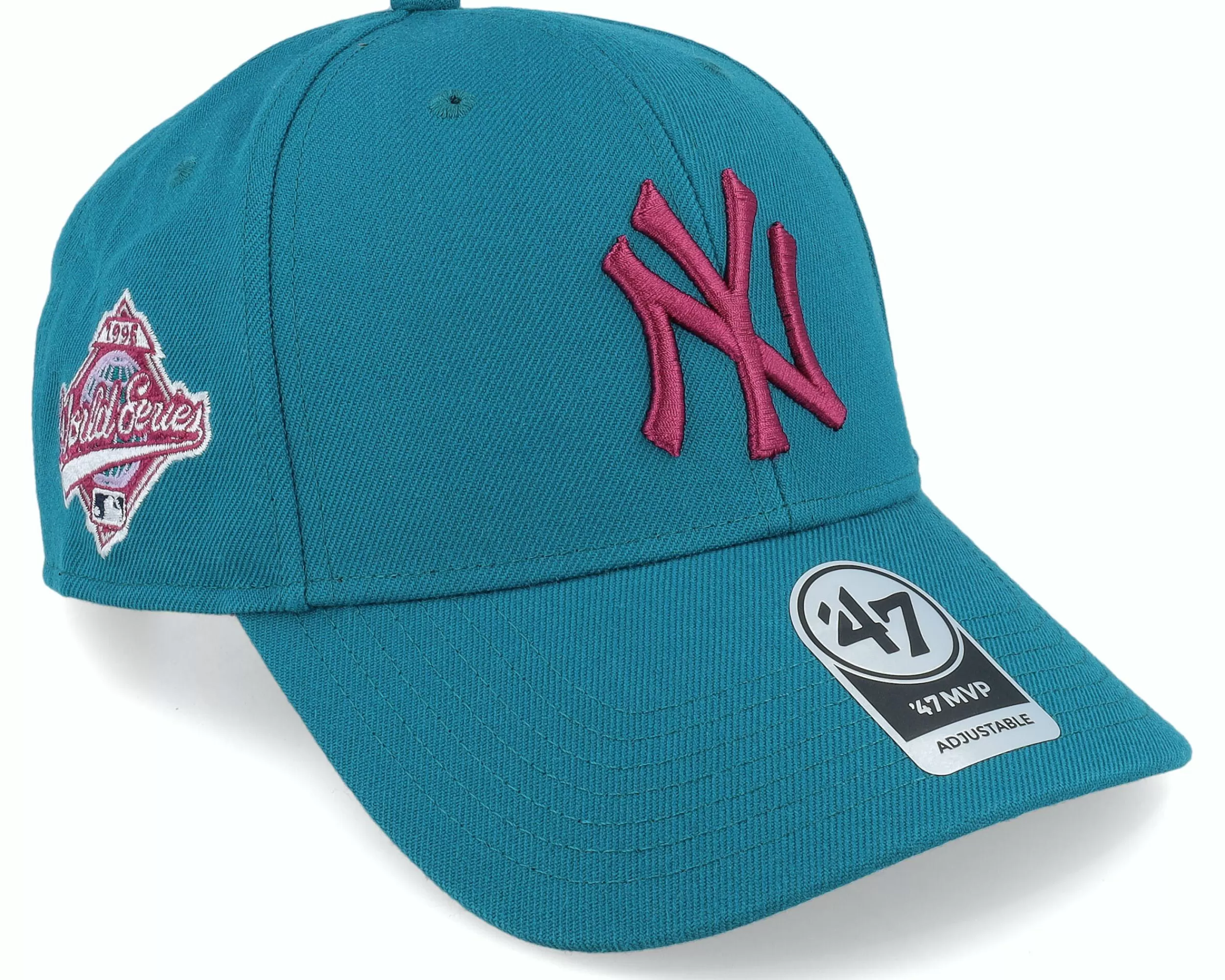 47 Brand New York Yankees Sure Shot Snapback Mvp Dark Teal Adjustable - -Unisex Adjustable