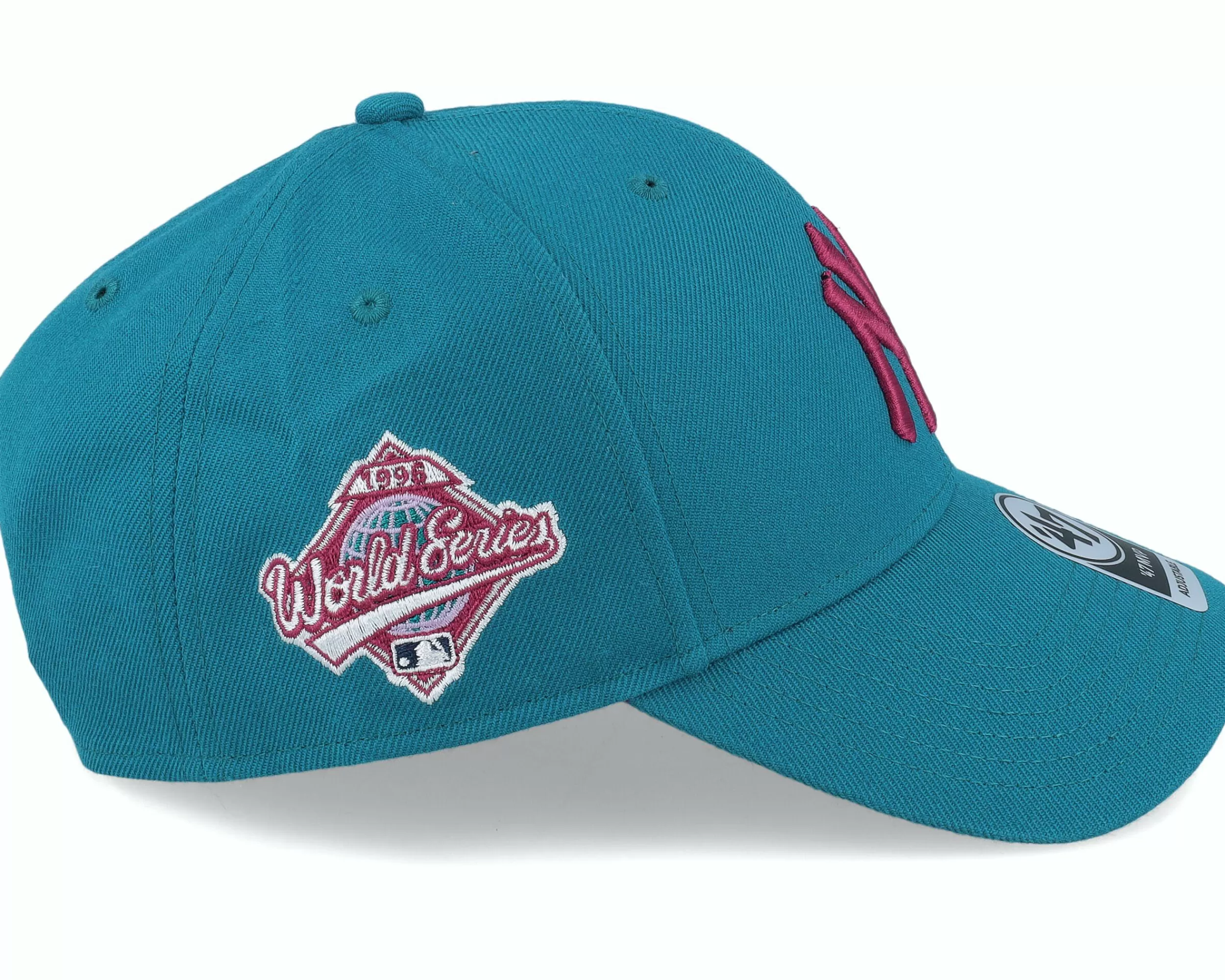 47 Brand New York Yankees Sure Shot Snapback Mvp Dark Teal Adjustable - -Unisex Adjustable
