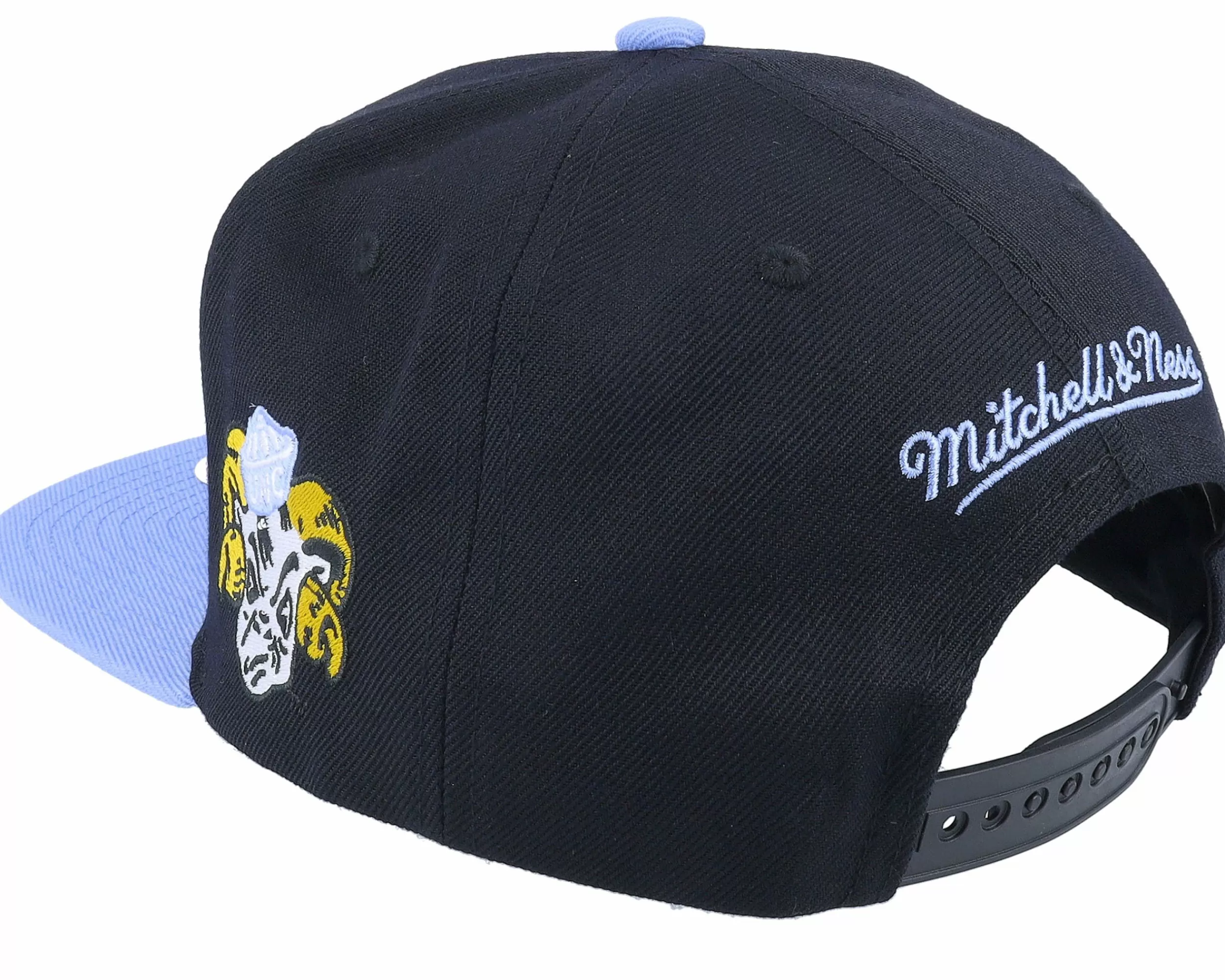 Mitchell & Ness North Carolina Tar Heels Team Script 2.0 Black Snapback - -Unisex Snapback