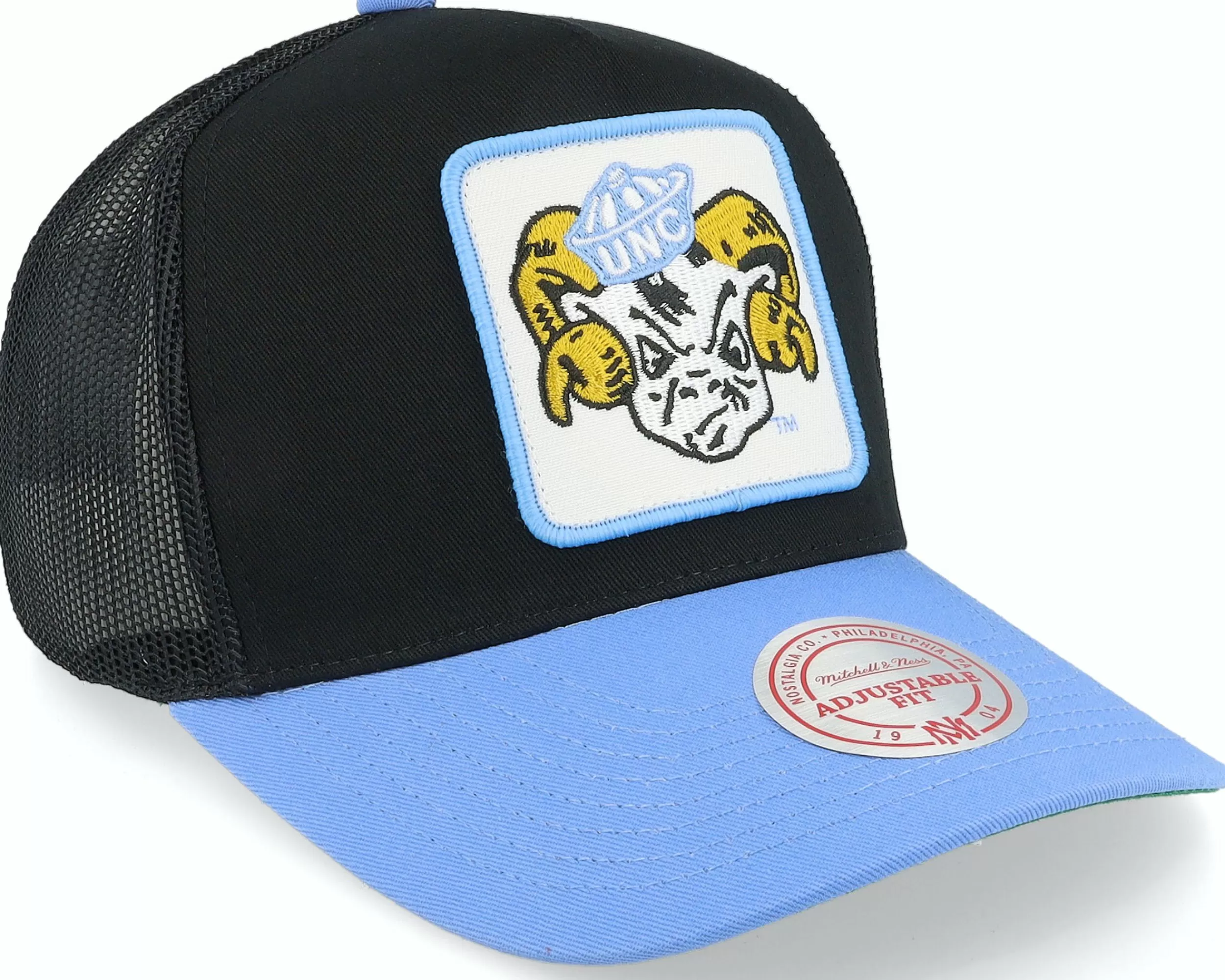 Mitchell & Ness North Carolina Tar Heels Truck It Black/Blue Trucker - -Unisex Trucker