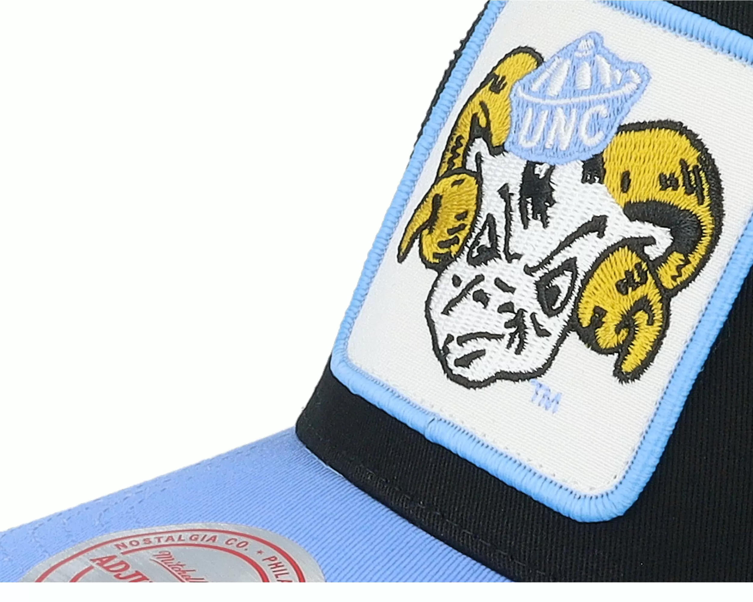 Mitchell & Ness North Carolina Tar Heels Truck It Black/Blue Trucker - -Unisex Trucker
