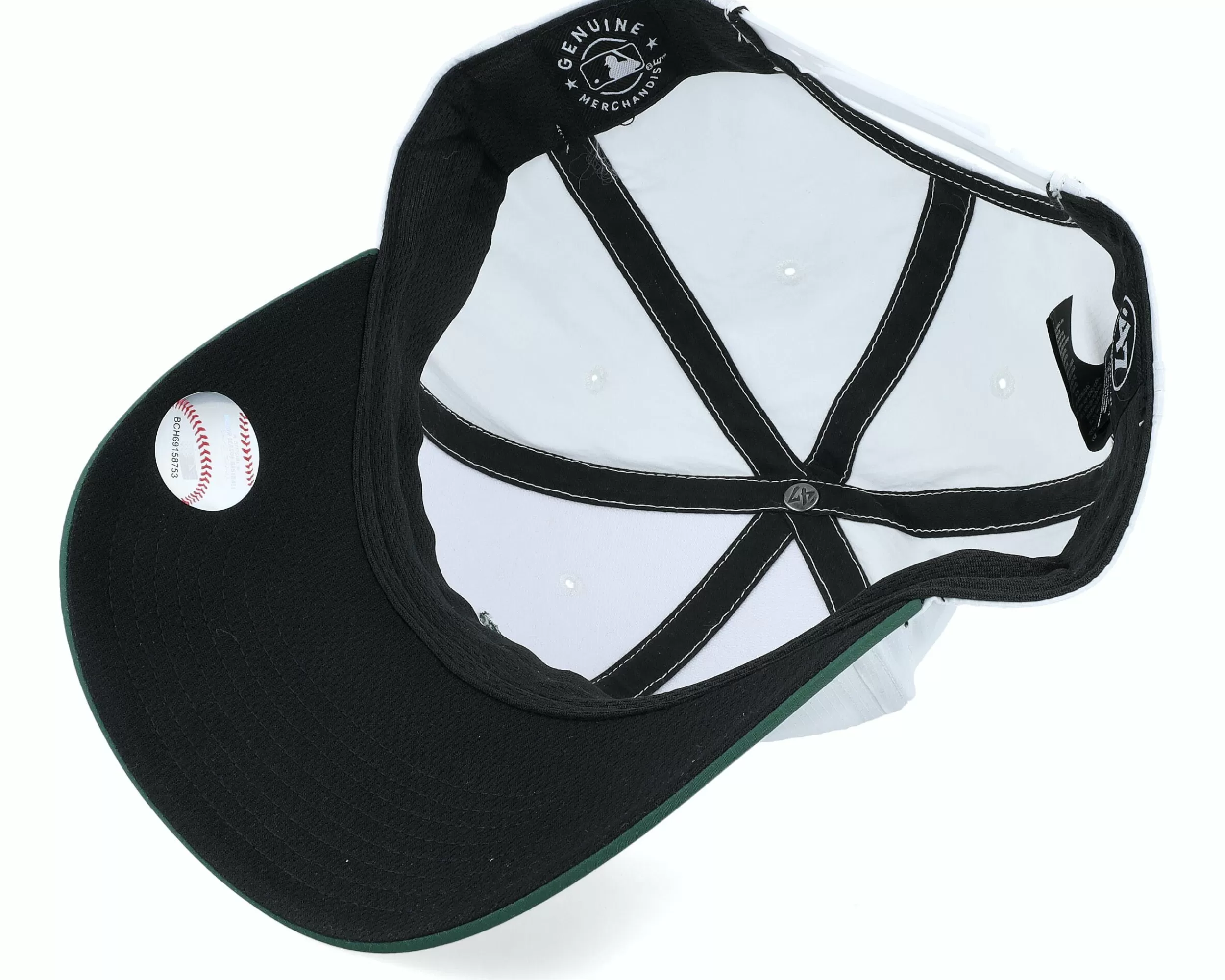 47 Brand Oakland Athletics Mlb Athletics Brrr Tt Mvp White/Dark Green Adjustable - -Unisex Adjustable