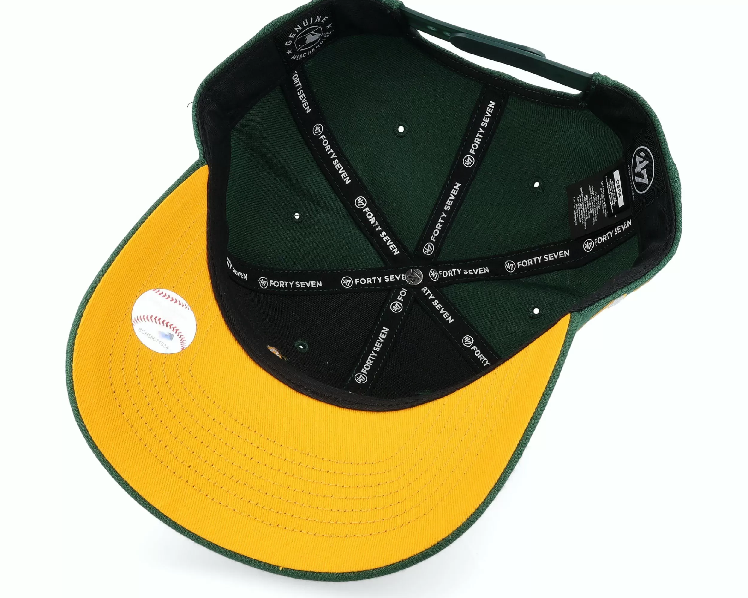 47 Brand Oakland Athletics Mlb Replica Script Mvp Dp Dark Green Adjustable - -Unisex Adjustable