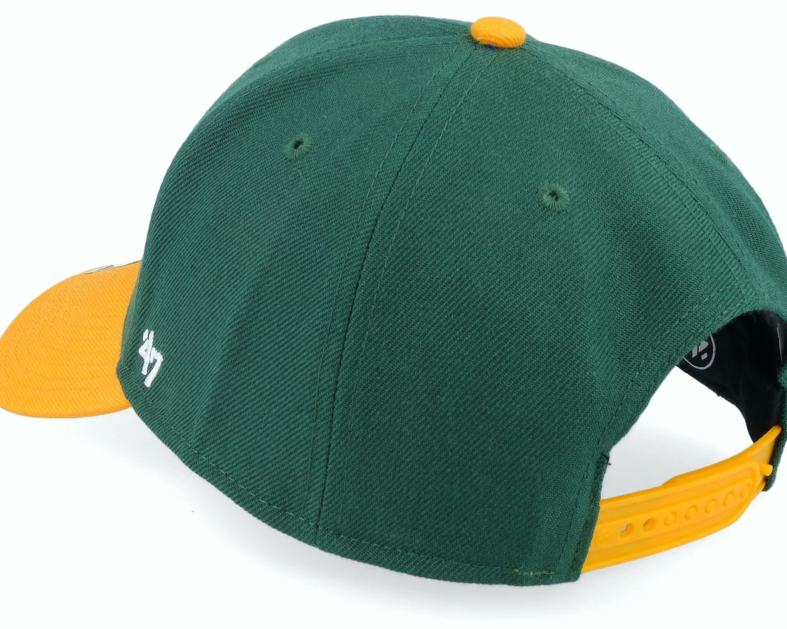 47 Brand Oakland Athletics Sure Shot Mvp Dark Green/Yellow Adjustable - -Unisex Adjustable