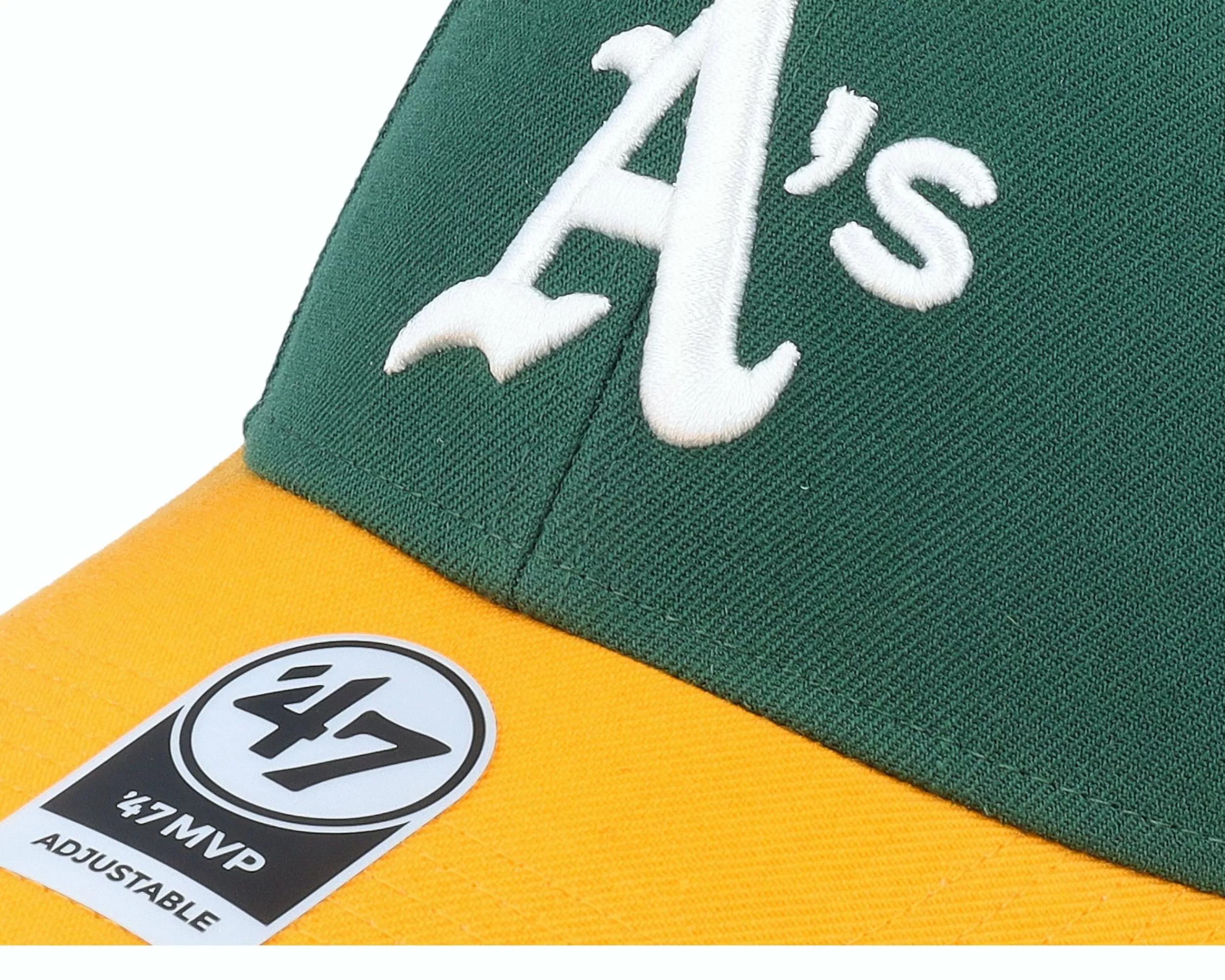 47 Brand Oakland Athletics Sure Shot Mvp Dark Green/Yellow Adjustable - -Unisex Adjustable