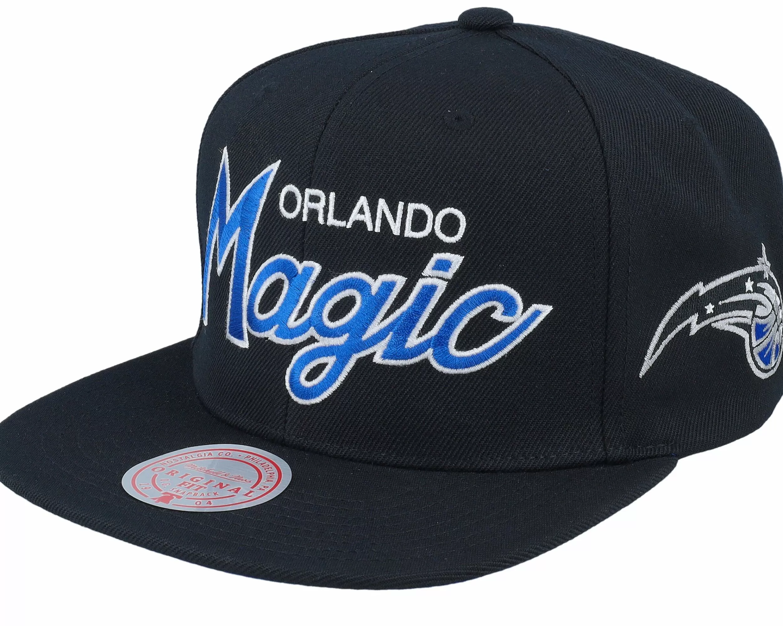 Mitchell & Ness Orlando Magic Team Script 2.0 Black Snapback - -Unisex Snapback