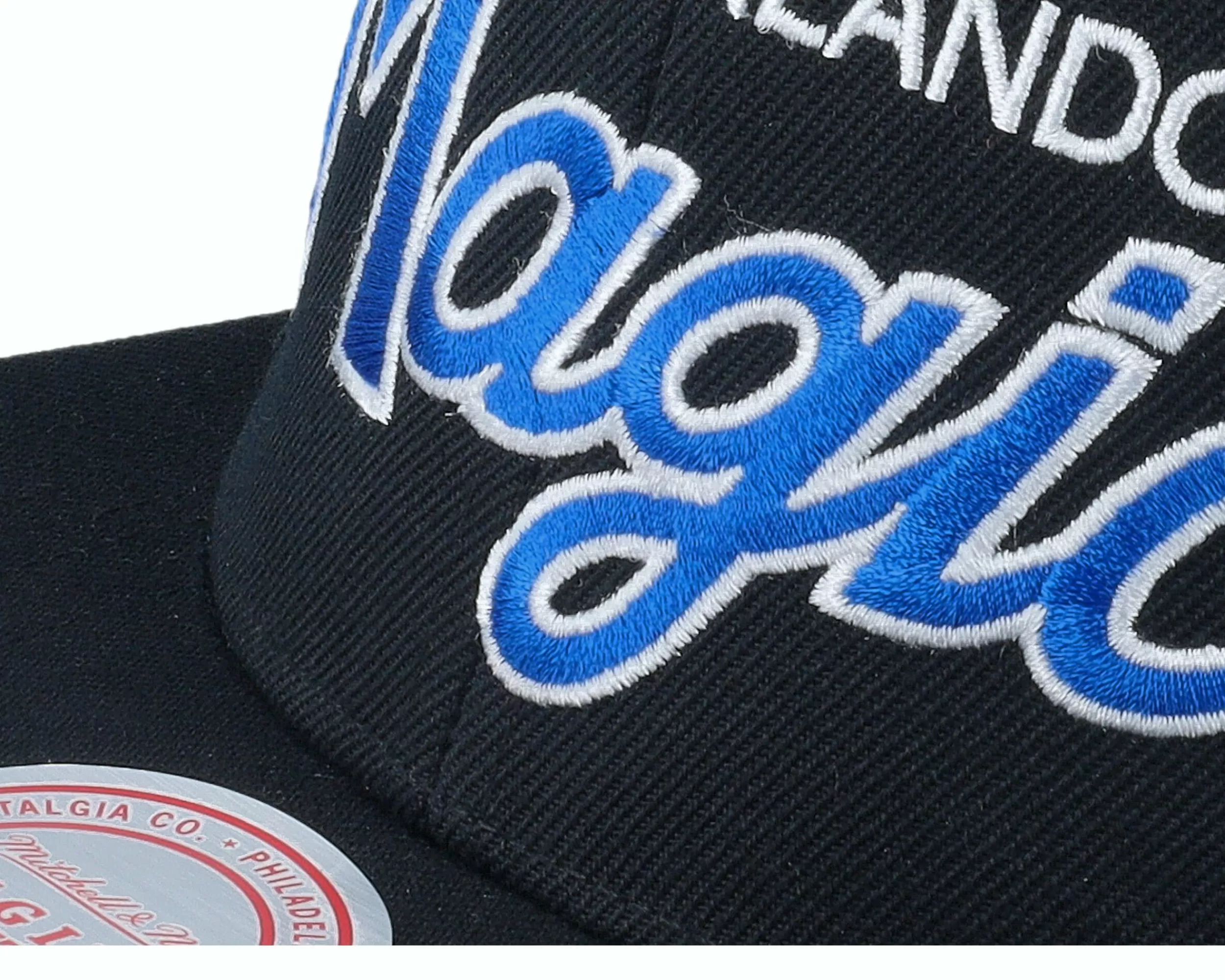 Mitchell & Ness Orlando Magic Team Script 2.0 Black Snapback - -Unisex Snapback