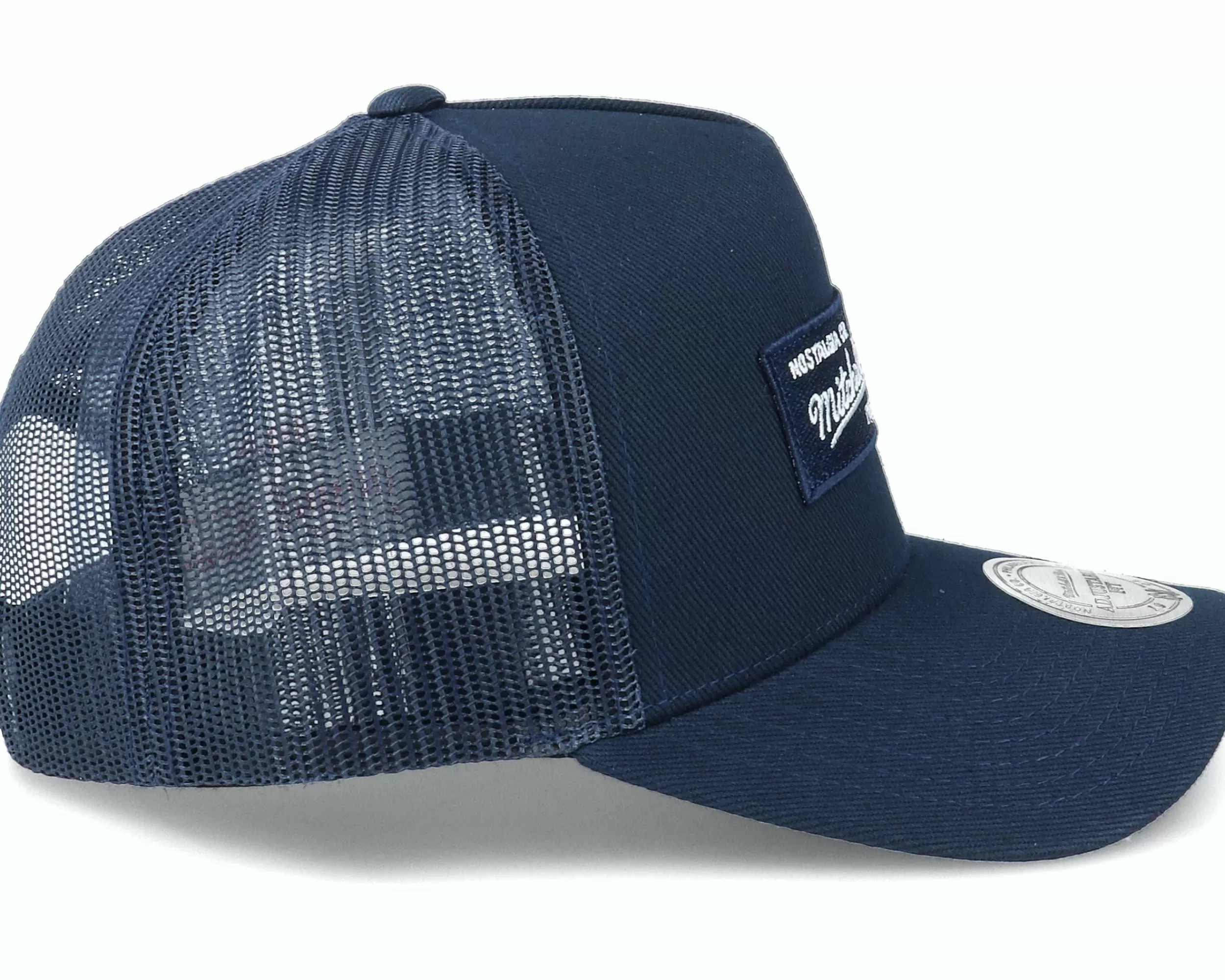 Mitchell & Ness Own Brand Box Logo Navy Trucker - -Unisex Trucker