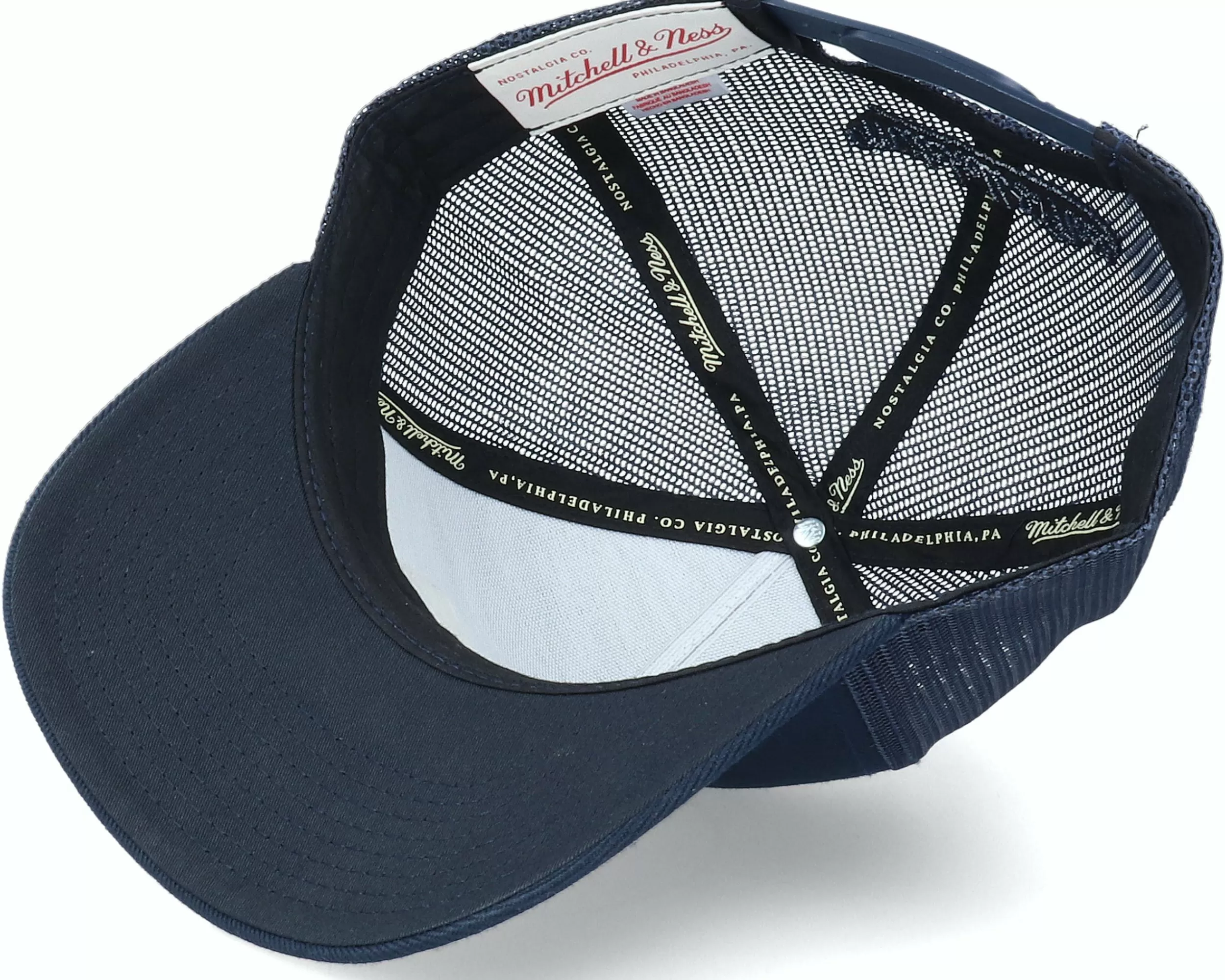 Mitchell & Ness Own Brand Box Logo Navy Trucker - -Unisex Trucker