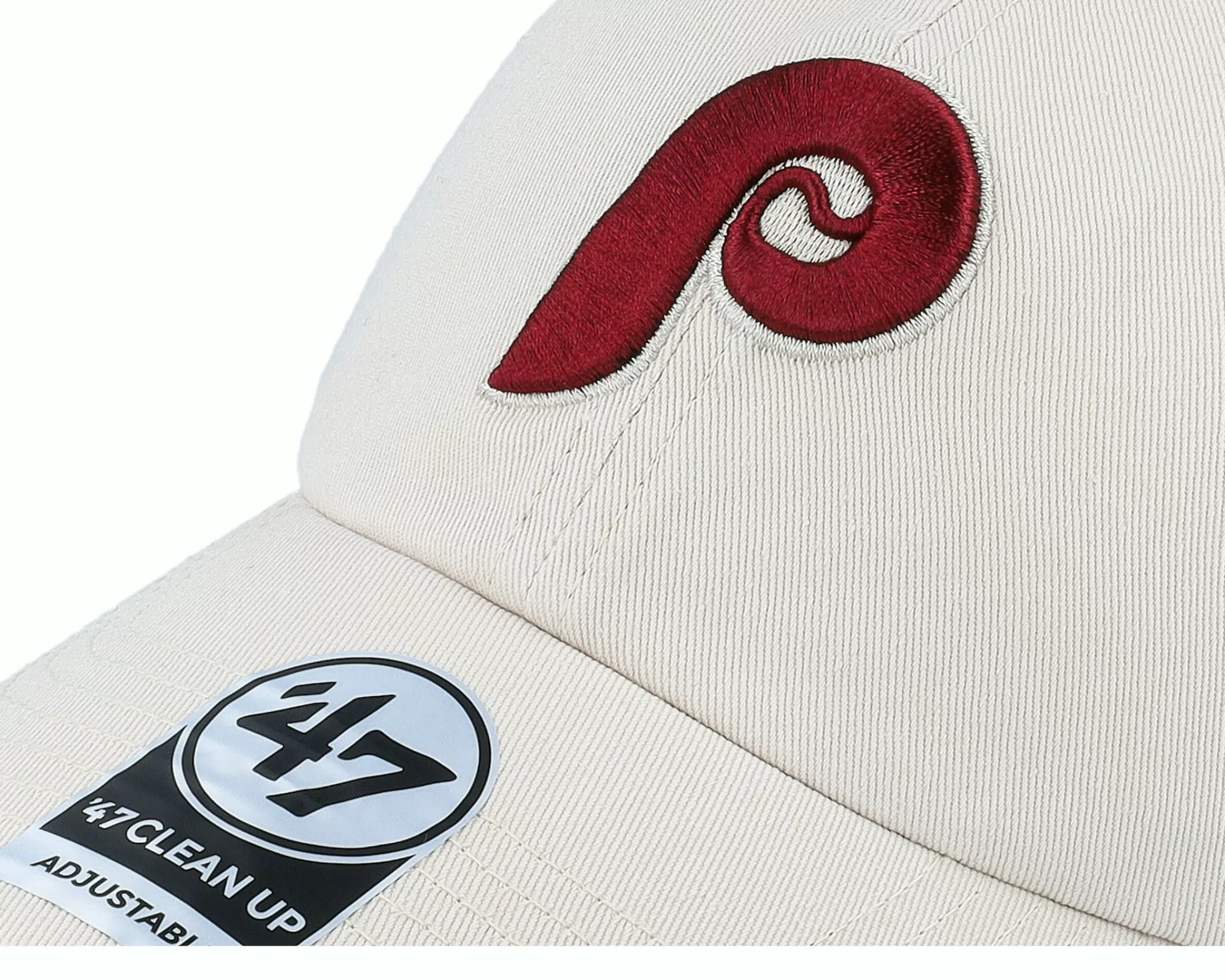 47 Brand Philadelphia Phillies Clean Up Bone Dad Cap - -Unisex Dad Cap