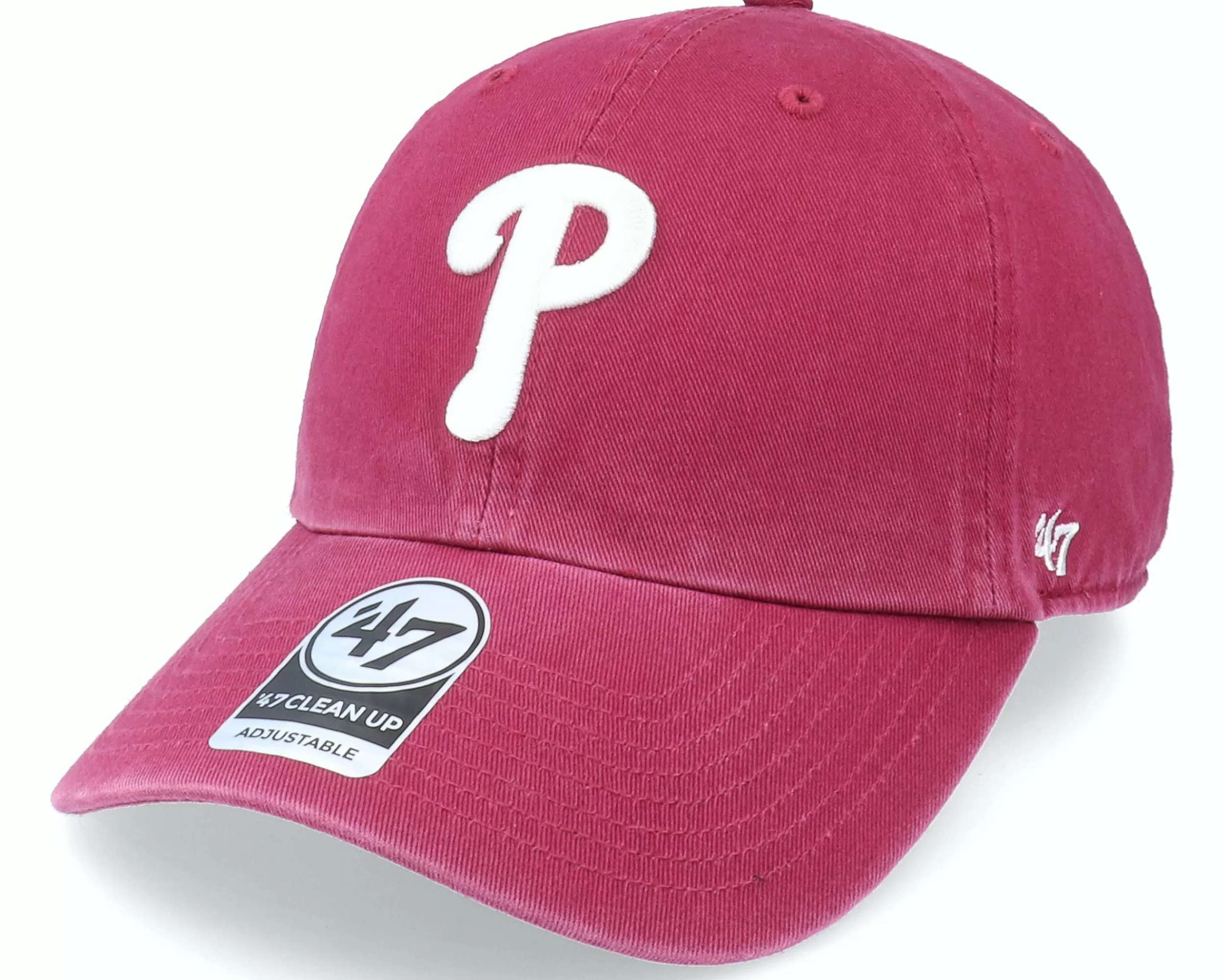 47 Brand Philadelphia Phillies Clean Up Cardinal Dad Cap - -Unisex Dad Cap