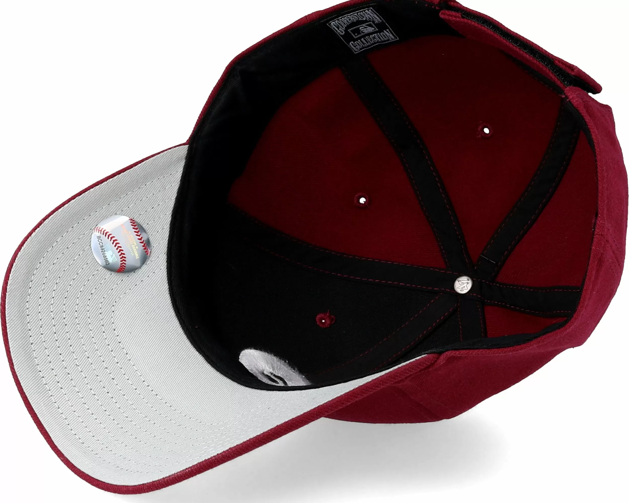 47 Brand Philadelphia Phillies Cooperstown Mvp Cardinal Adjustable - -Unisex Adjustable