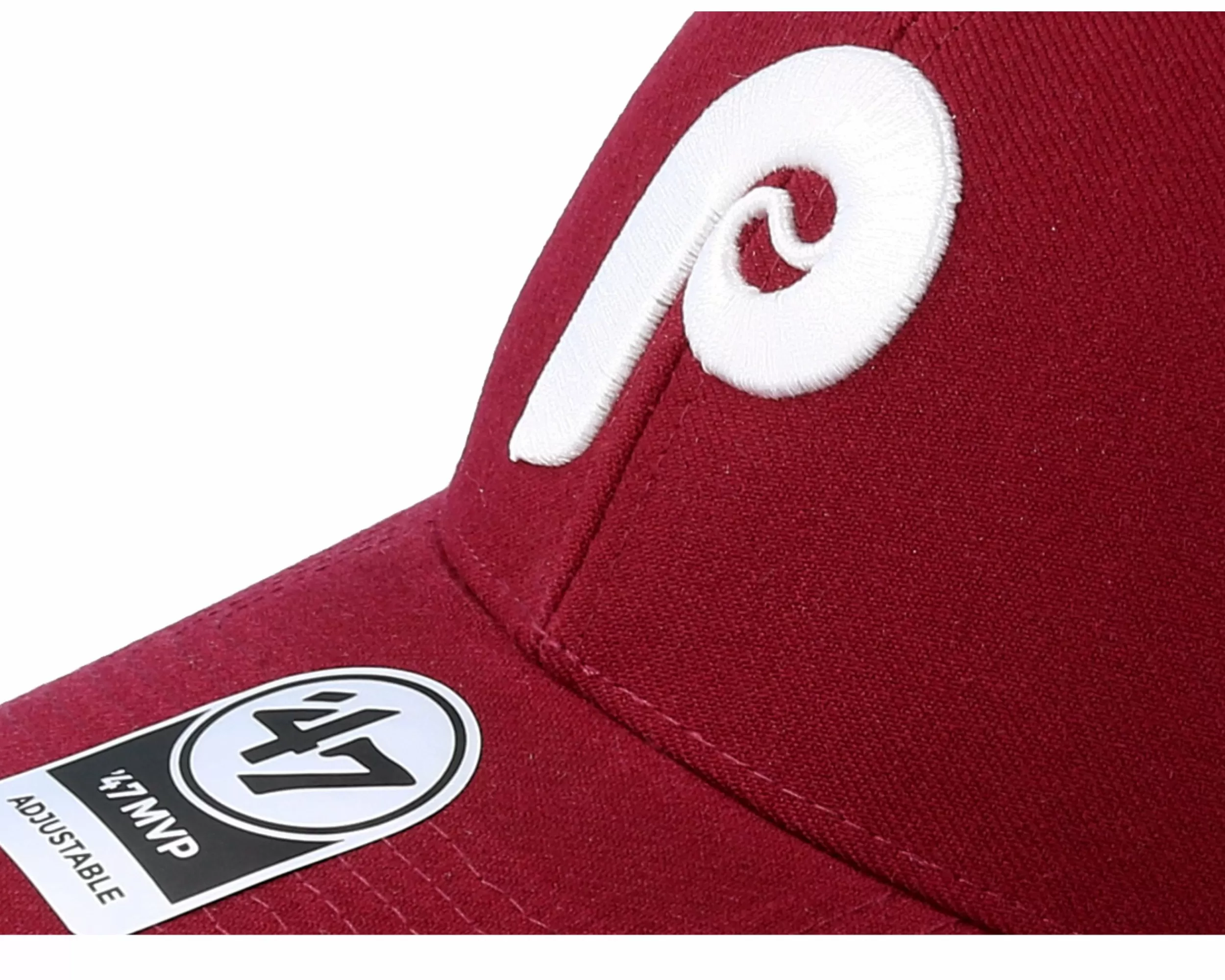 47 Brand Philadelphia Phillies Cooperstown Mvp Cardinal Adjustable - -Unisex Adjustable