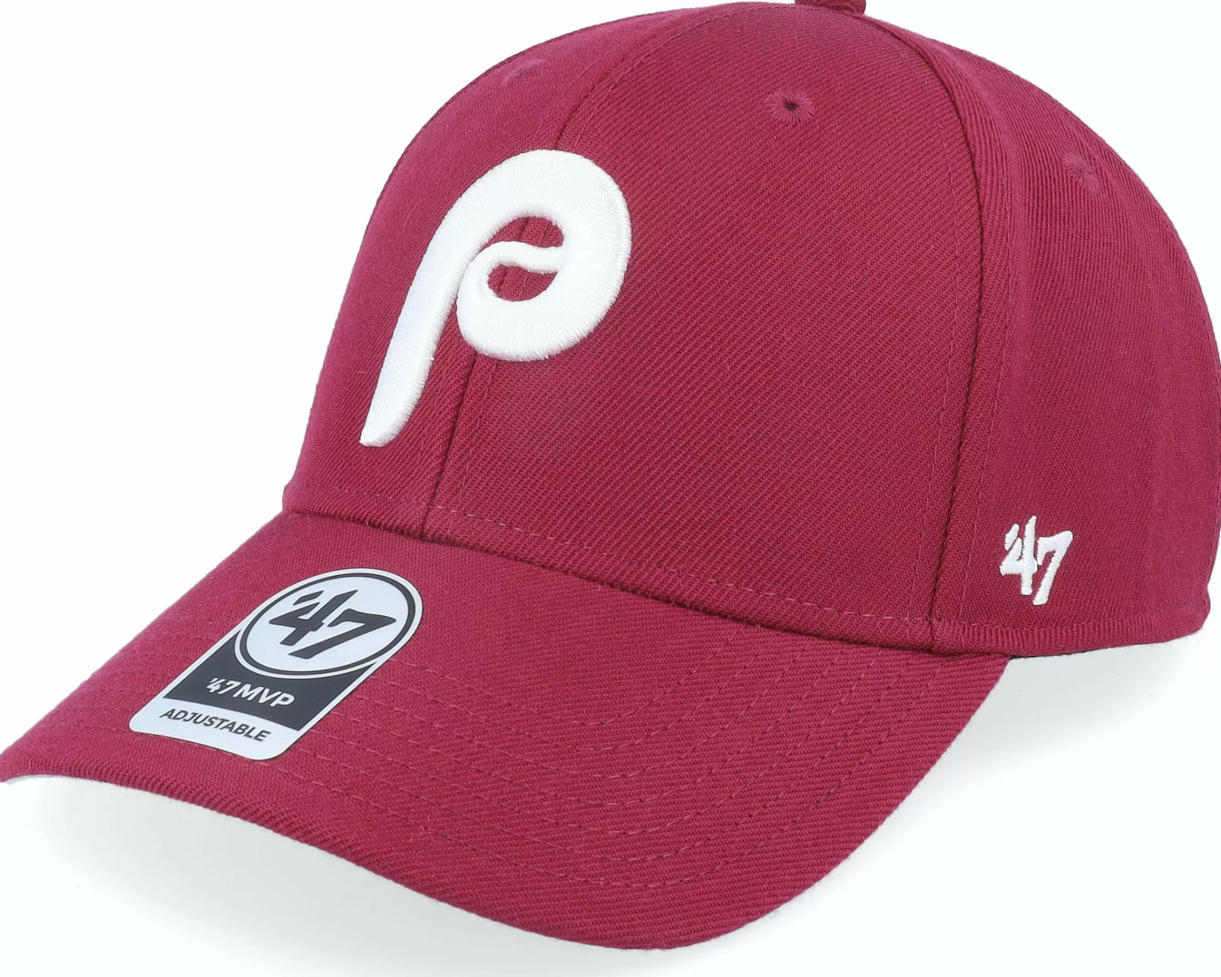 47 Brand Philadelphia Phillies Sure Shot Mvp Cardinal - -Unisex Adjustable