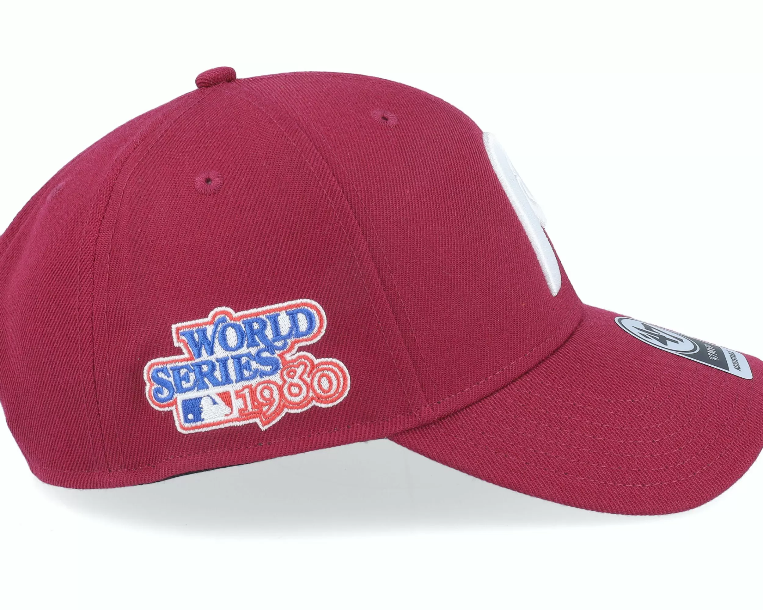 47 Brand Philadelphia Phillies Sure Shot Mvp Cardinal - -Unisex Adjustable