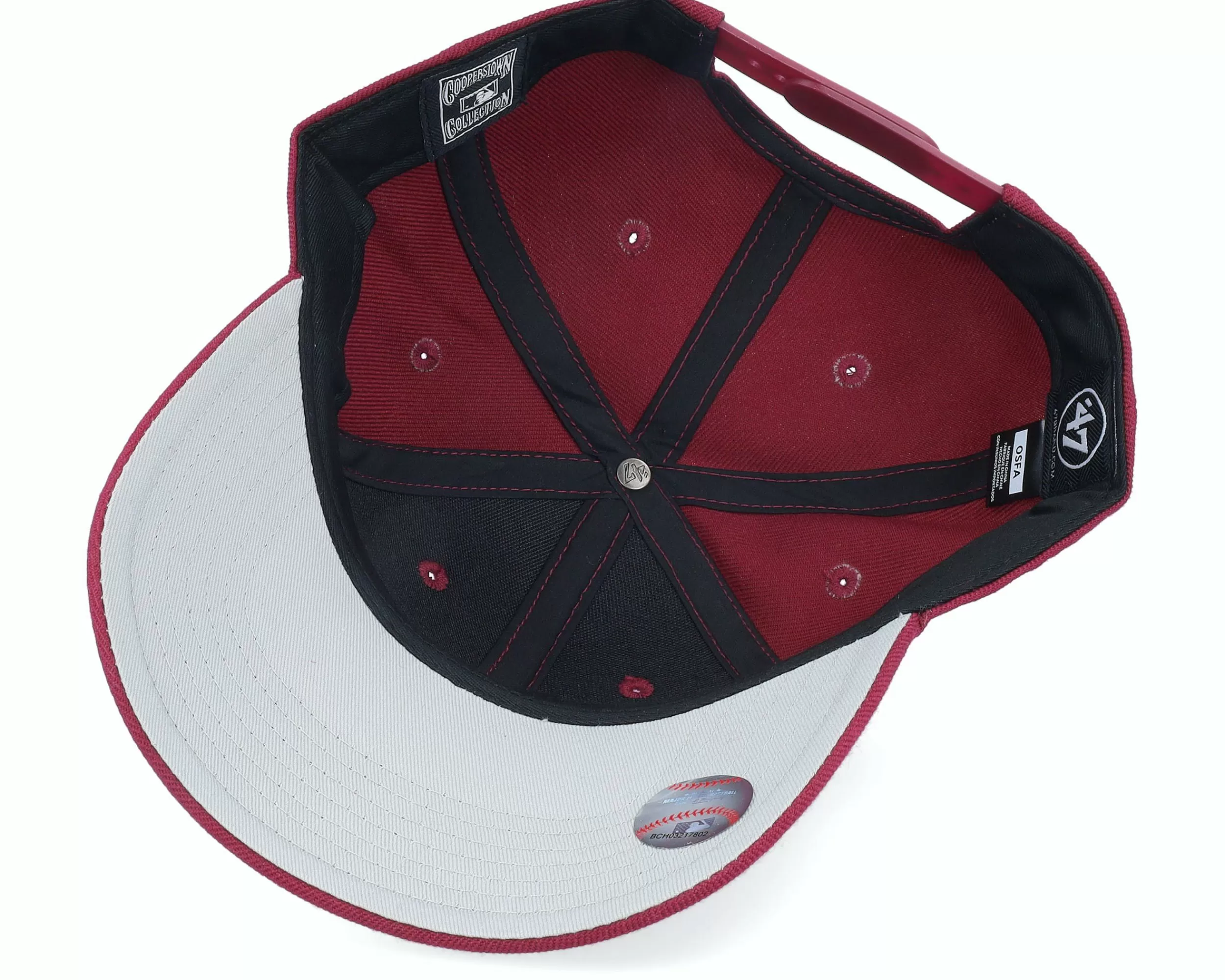 47 Brand Philadelphia Phillies Sure Shot Mvp Cardinal - -Unisex Adjustable