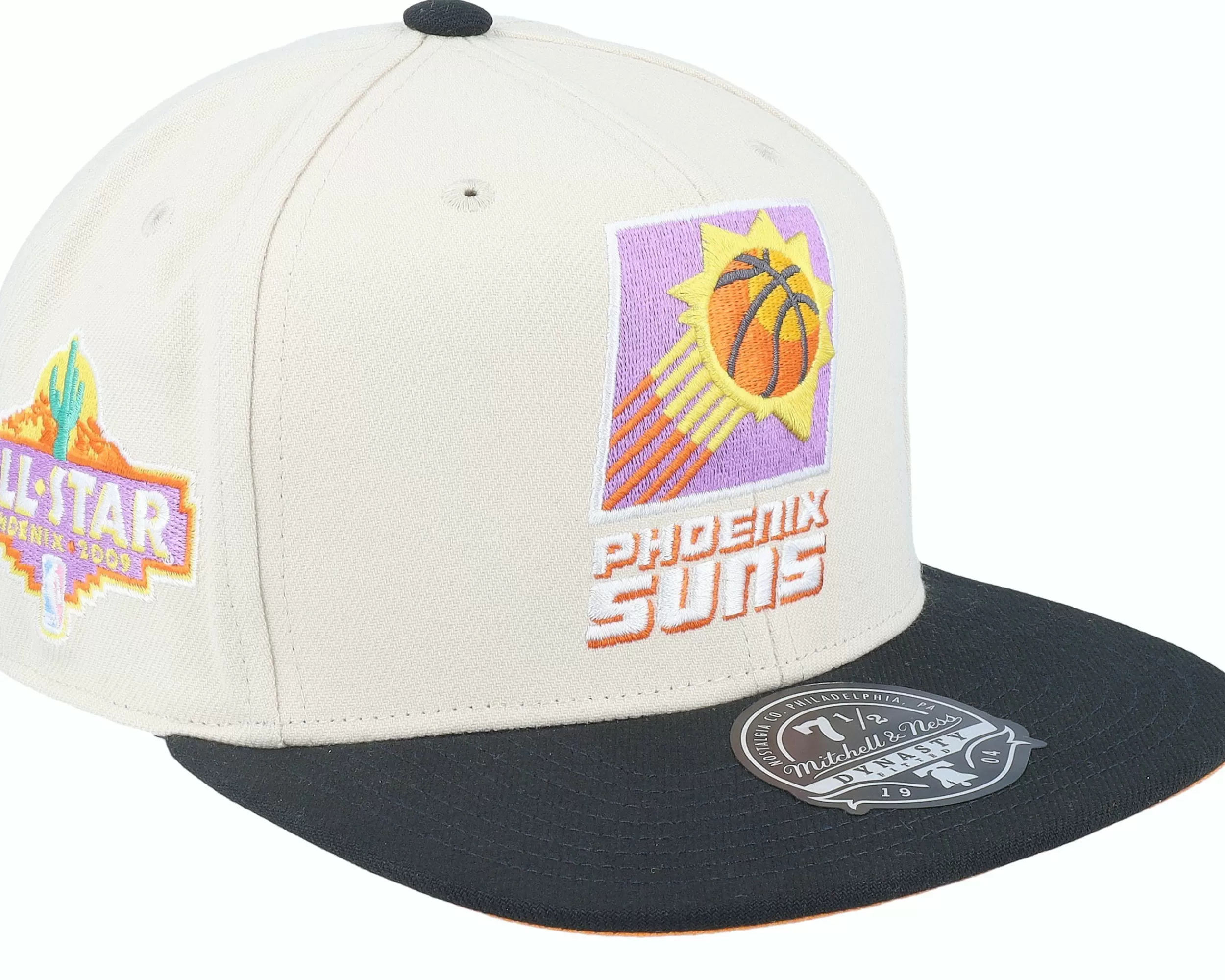 Mitchell & Ness Phoenix Suns Ivory Pastel Off White Fitted - -Unisex Fitted