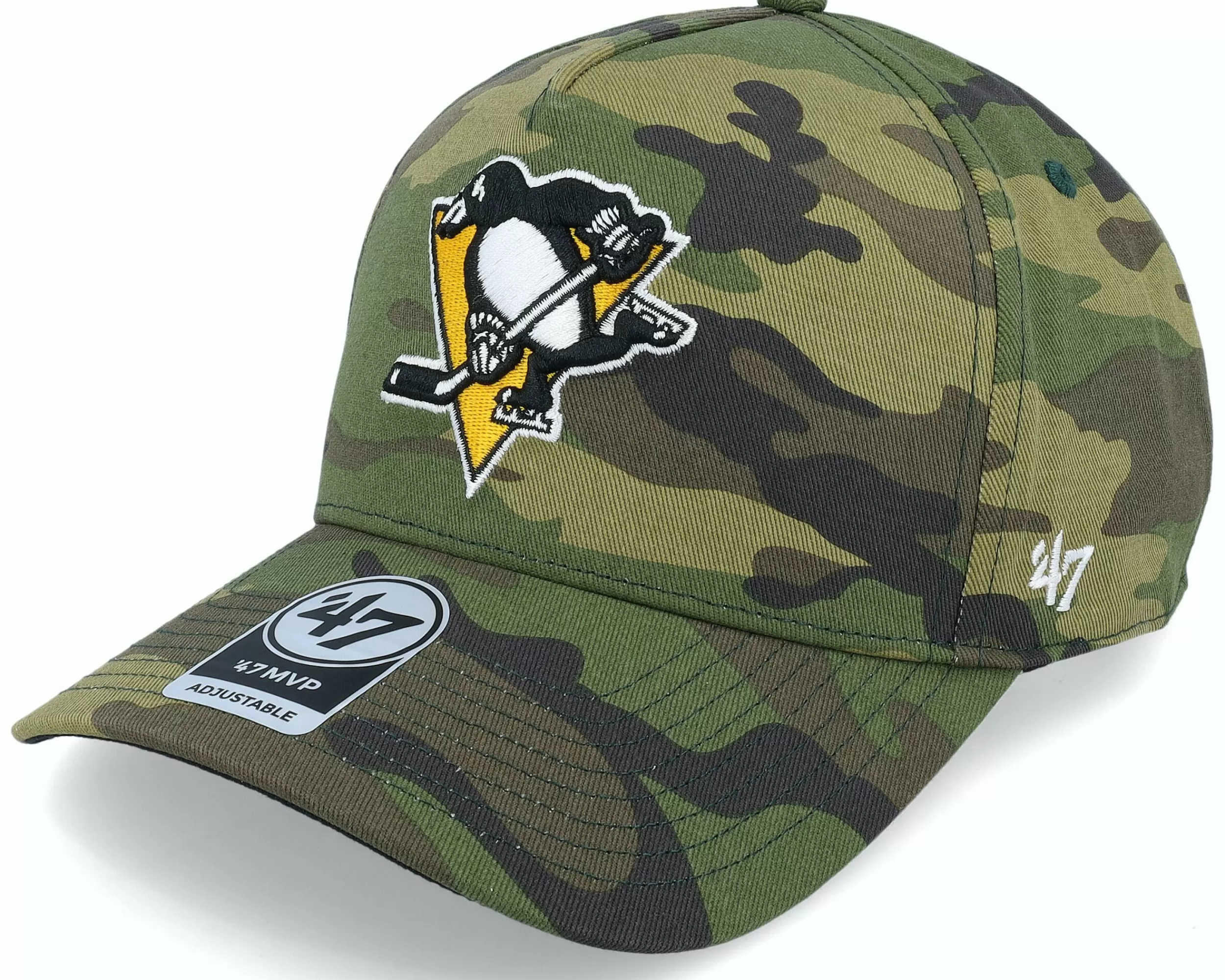47 Brand Pittsburgh Penguins Grove Mvp Dt Camo Adjustable - -Unisex Adjustable
