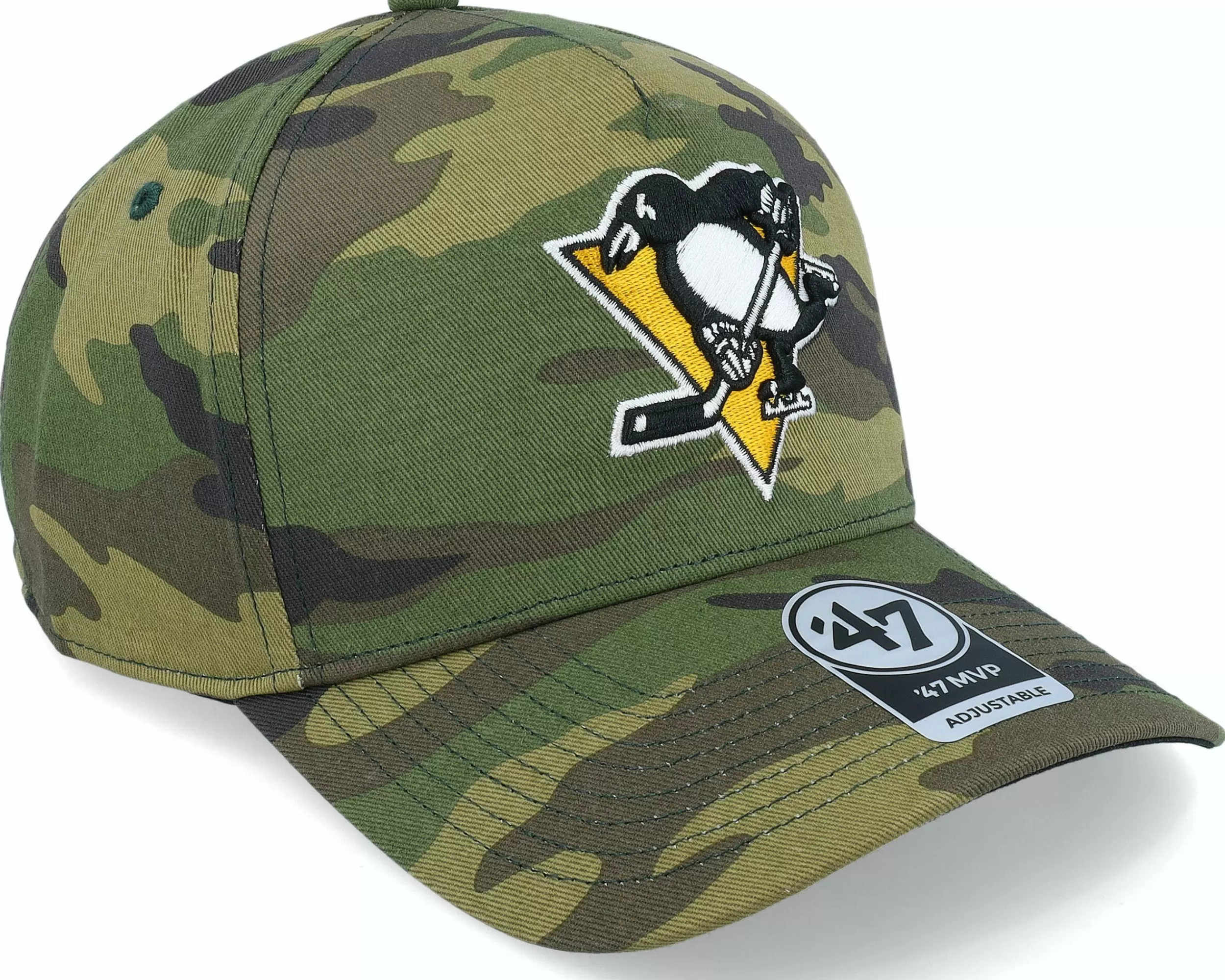 47 Brand Pittsburgh Penguins Grove Mvp Dt Camo Adjustable - -Unisex Adjustable
