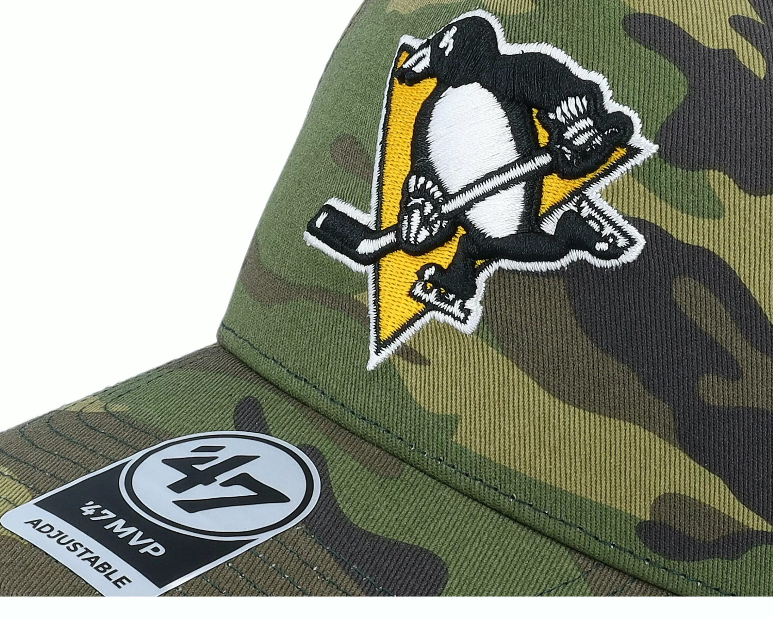 47 Brand Pittsburgh Penguins Grove Mvp Dt Camo Adjustable - -Unisex Adjustable