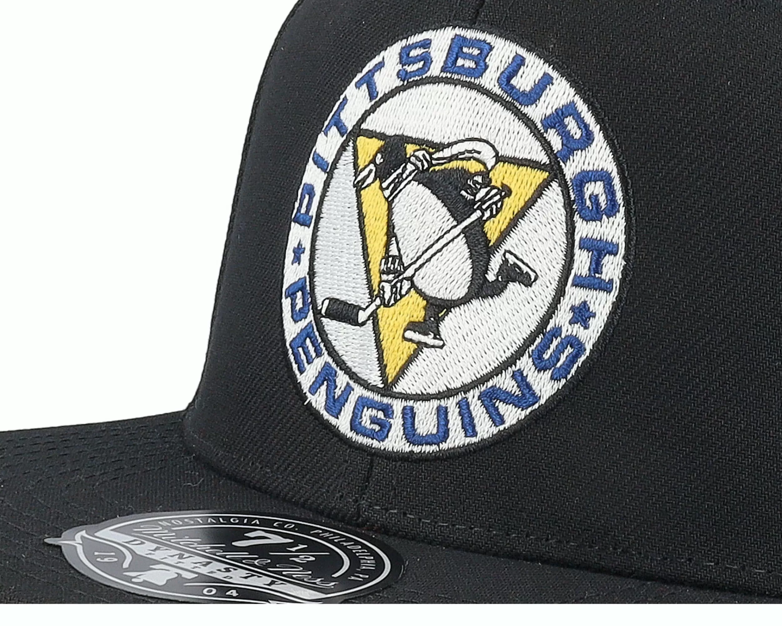 Mitchell & Ness Pittsburgh Penguins Vintage Black Fitted - -Unisex Fitted