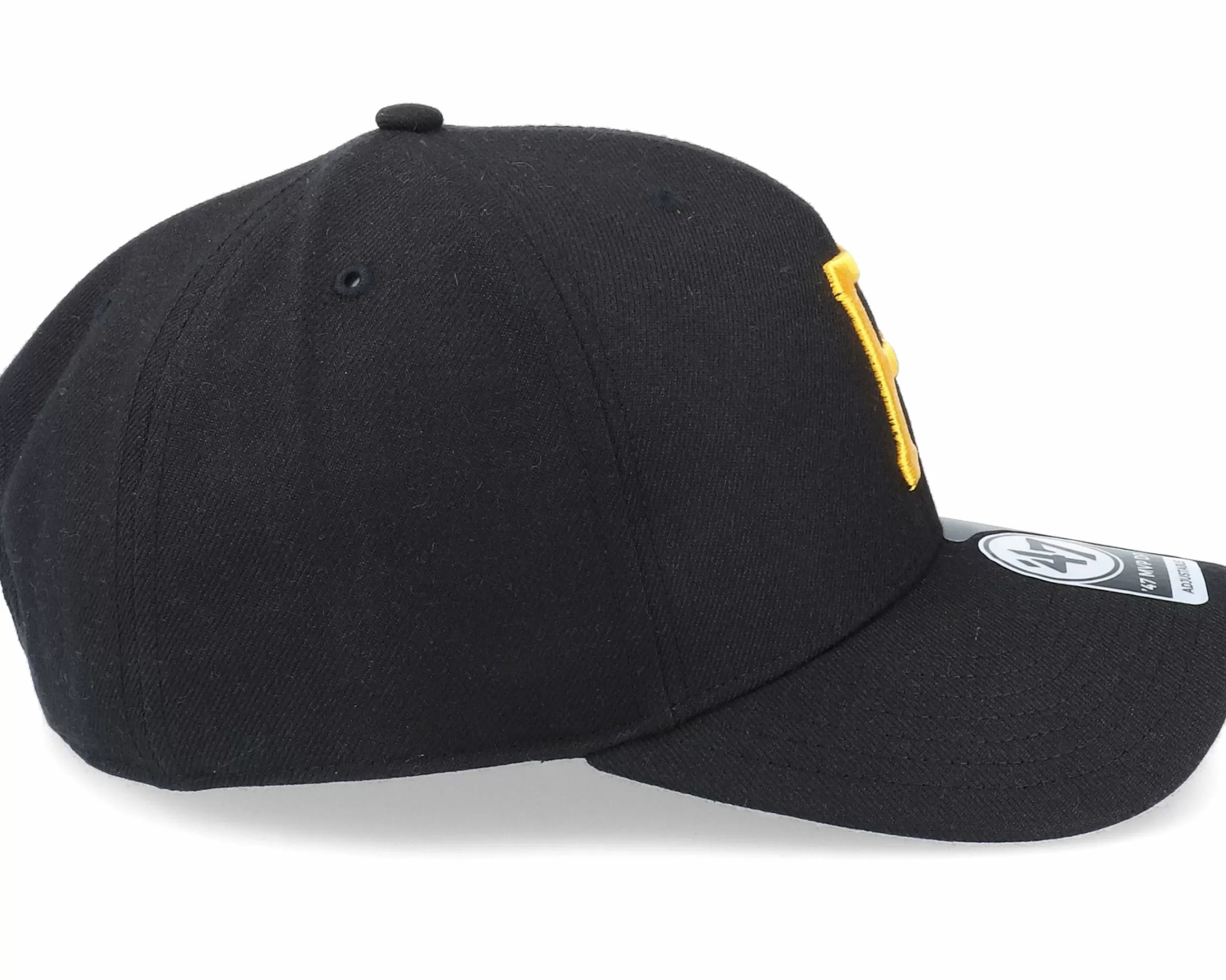 47 Brand Pittsburgh Pirates Cold Zone Mvp Dp Black Adjustable - -Unisex Adjustable