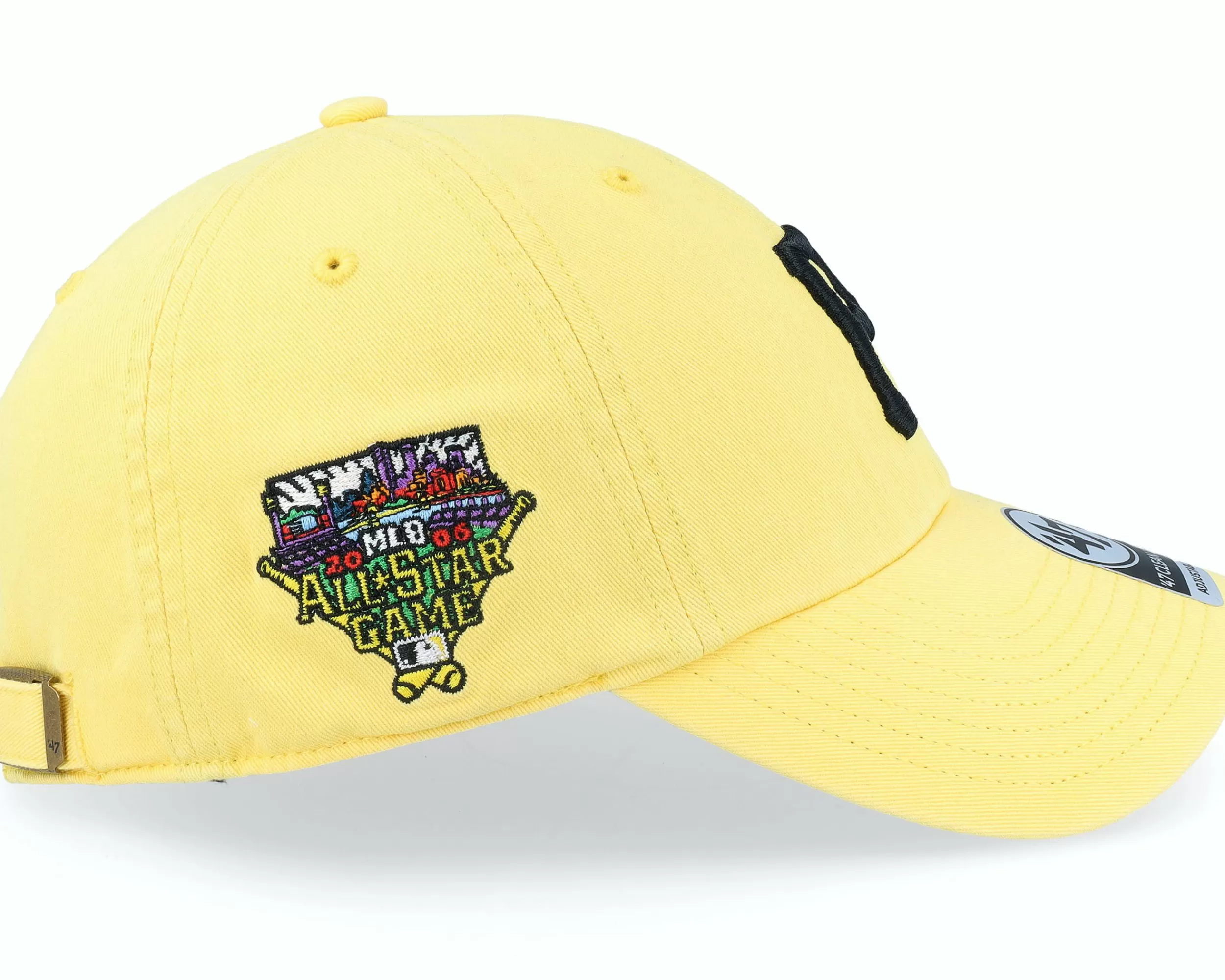 47 Brand Pittsburgh Pirates Mlb Double Under 47 Clean Up Maize Dad Cap - -Unisex Dad Cap