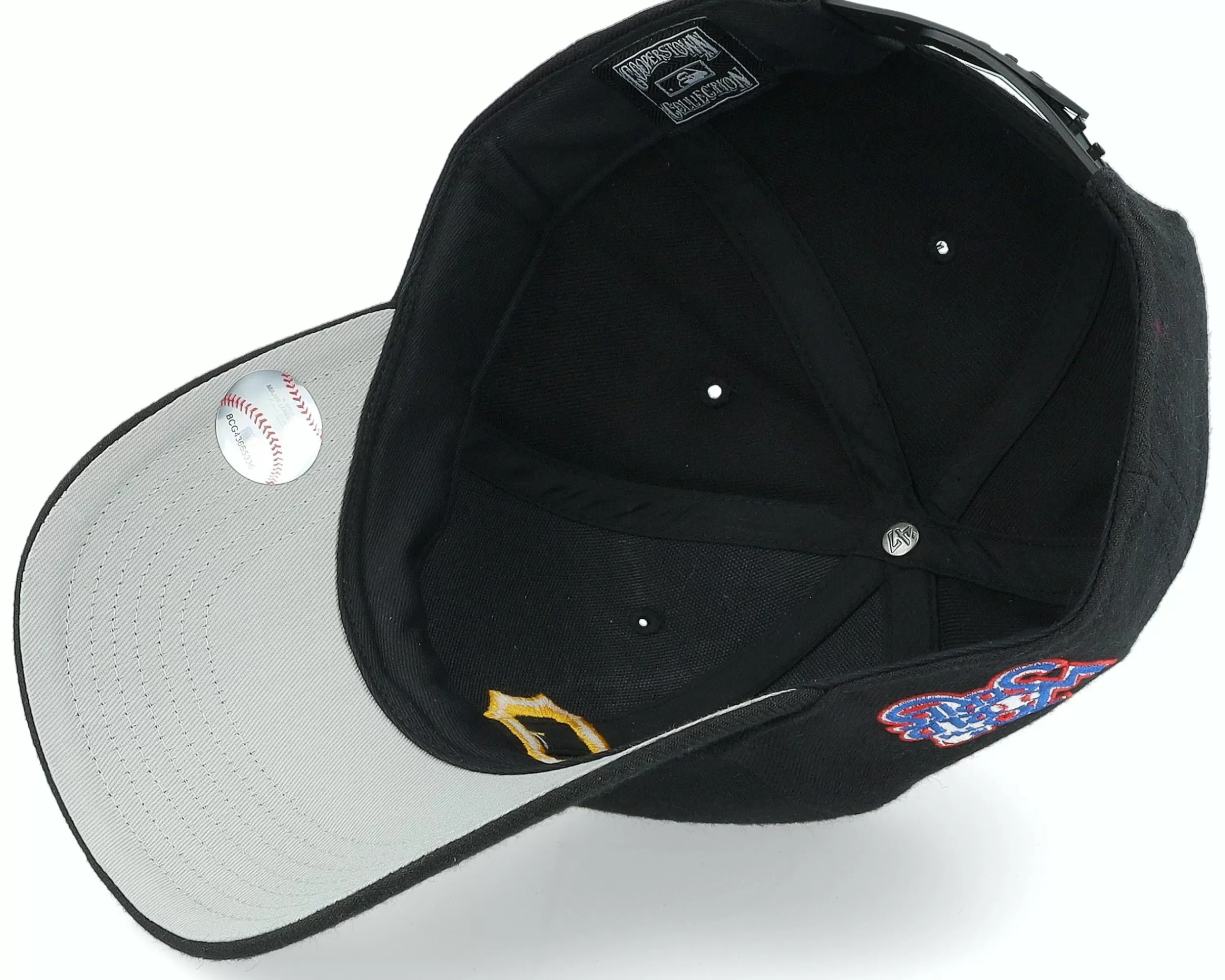 47 Brand Pittsburgh Pirates Sure Shot Mvp Black Adjustable - -Unisex Adjustable