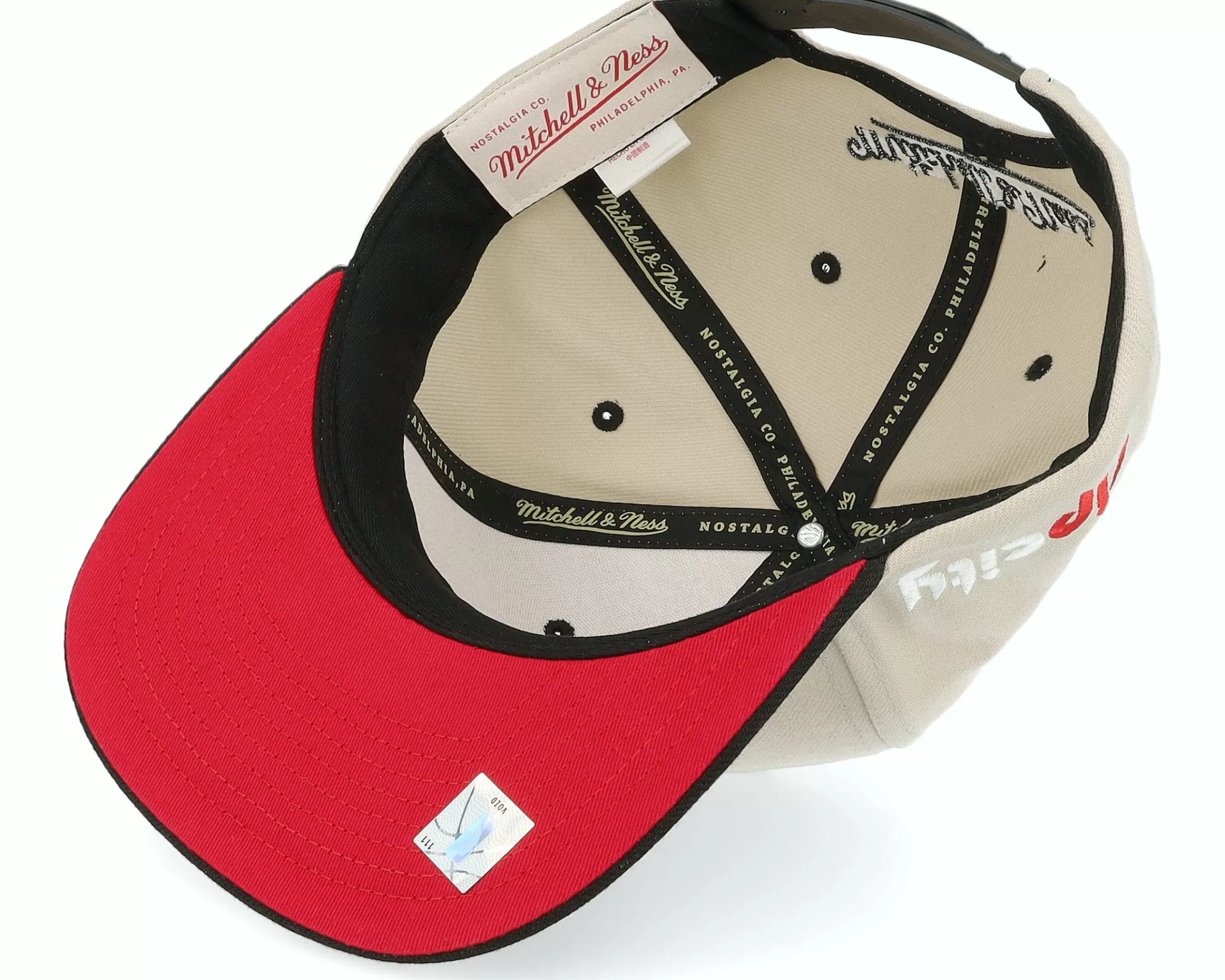 Mitchell & Ness Portland Trail Blazers Sail Two Tone Off White Snapback - -Unisex Snapback