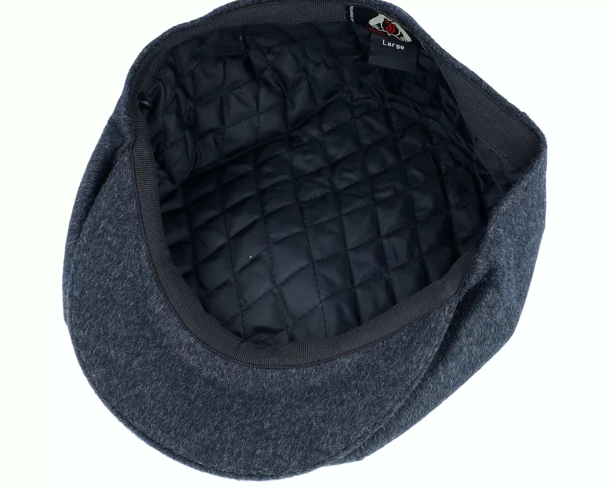 Jaxon & James Pure Wool Harlem Newsboy Cap Charcoal Flat Cap - -Unisex Flat Caps