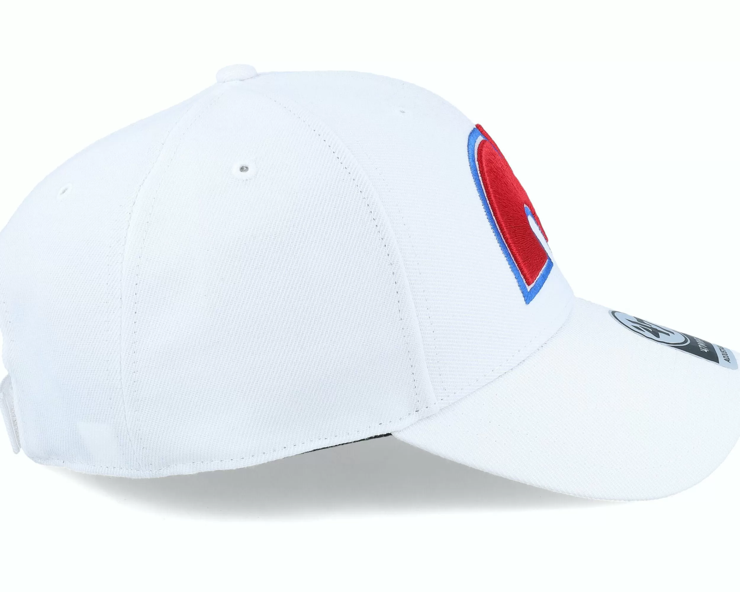 47 Brand Quebec Nordiques Nhl Mvp White Adjustable - -Unisex Adjustable