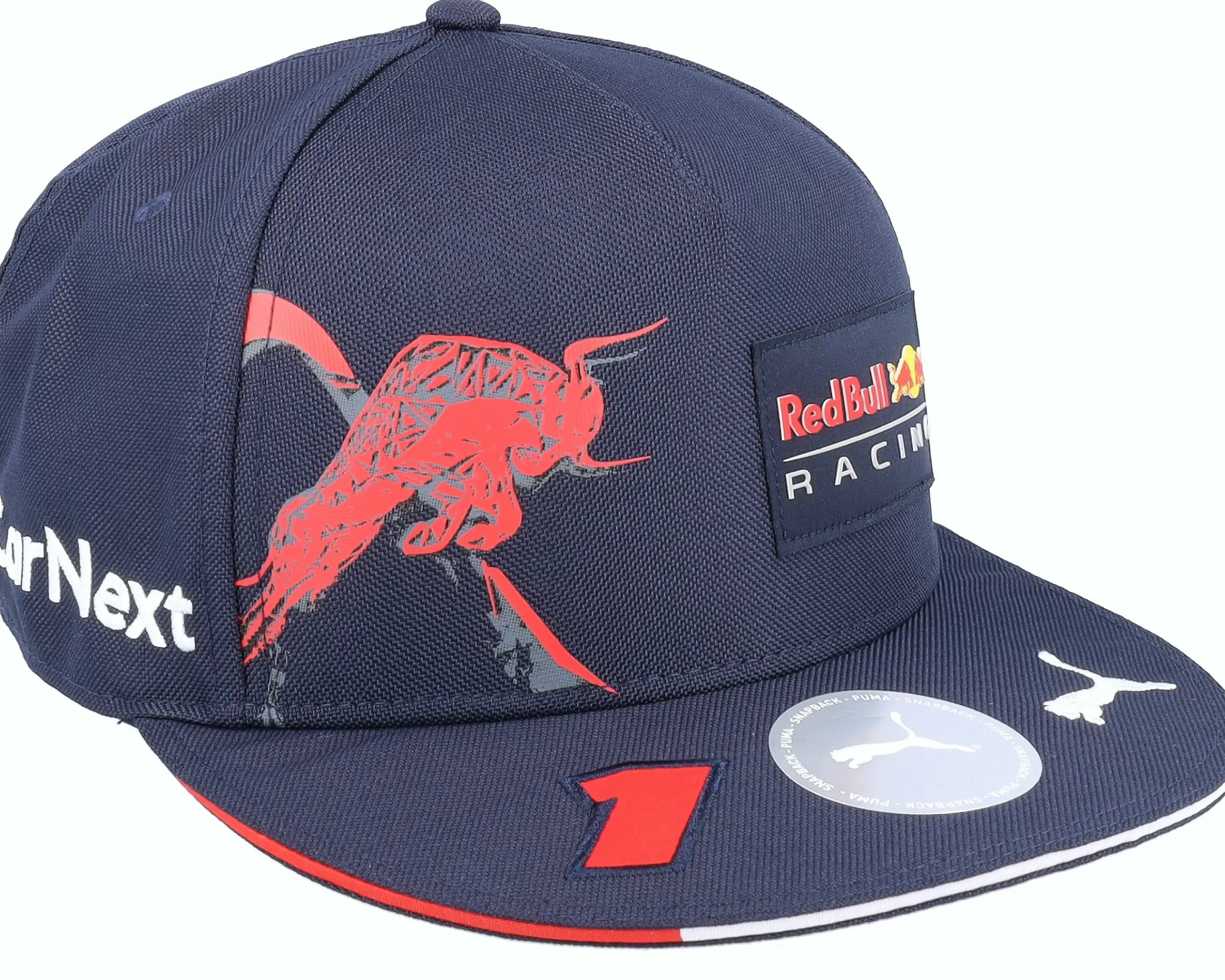 Formula One Red Bull Racing F1 Max Verstappen Navy Snapback - -Unisex Snapback