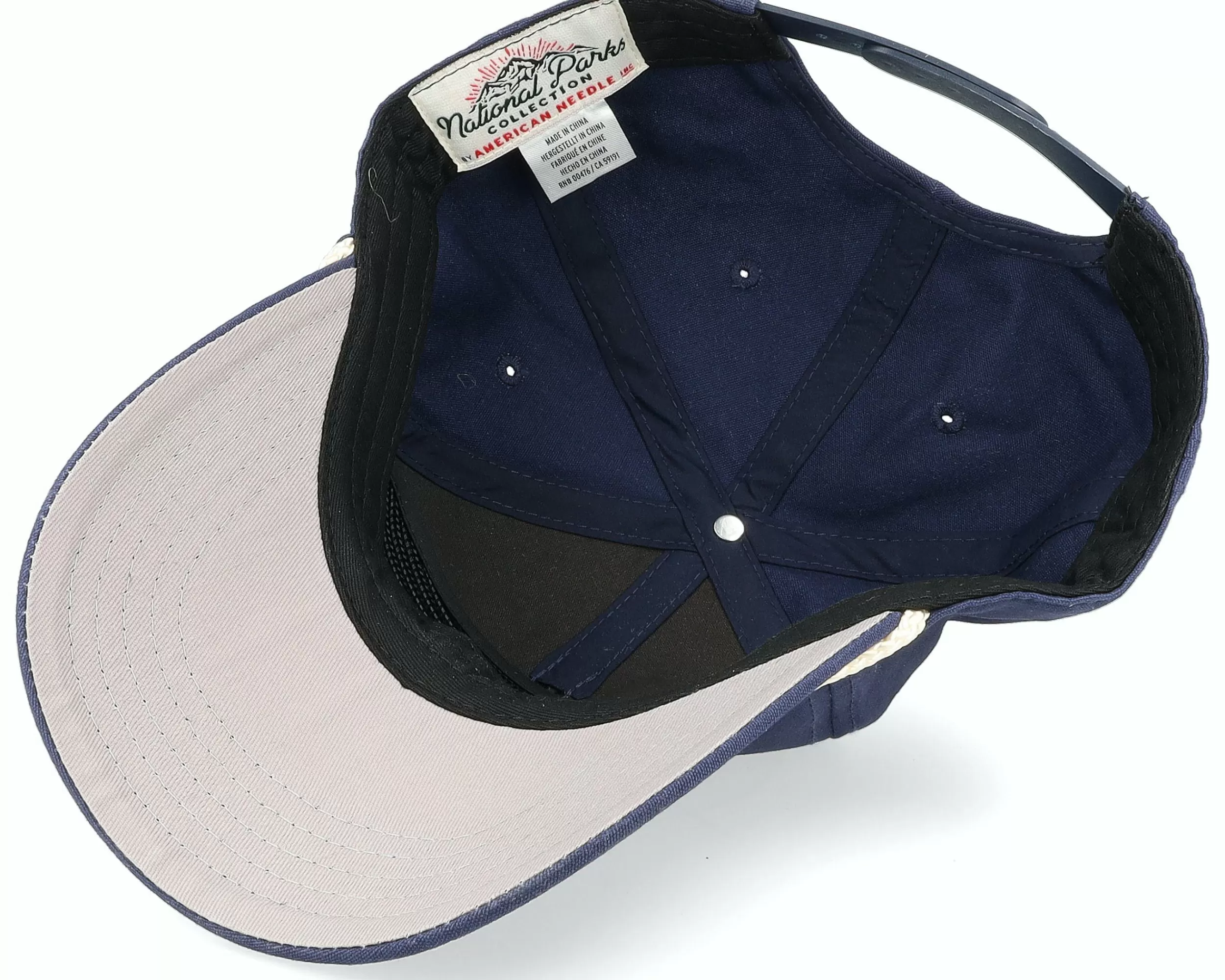 American Needle Rocky Mnt Np Canvas Cappy Navy Dad Cap - -Unisex Dad Cap