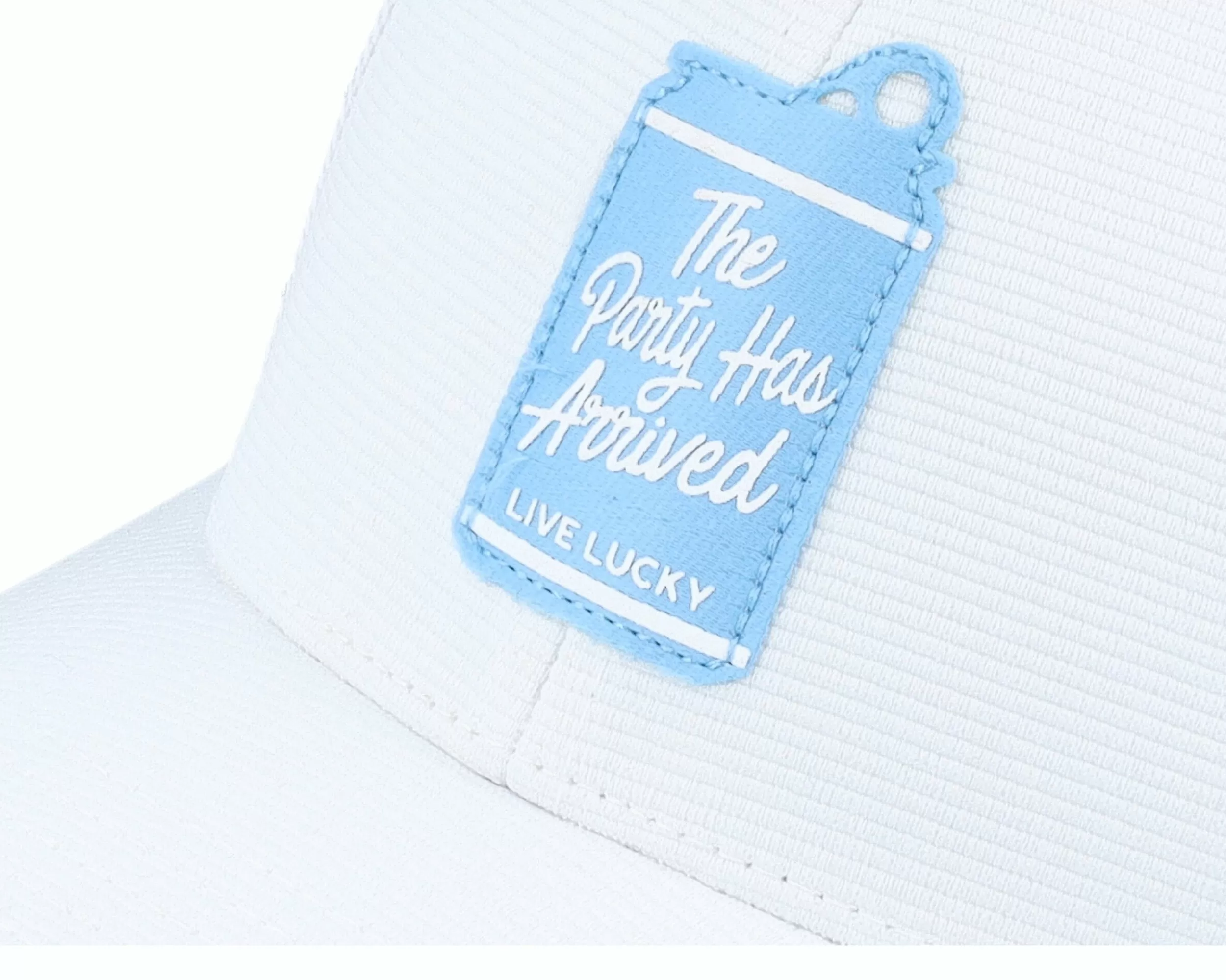 Black Clover Rowdy 2 White/White Mesh And Hd Print Patch Trucker - -Unisex Trucker