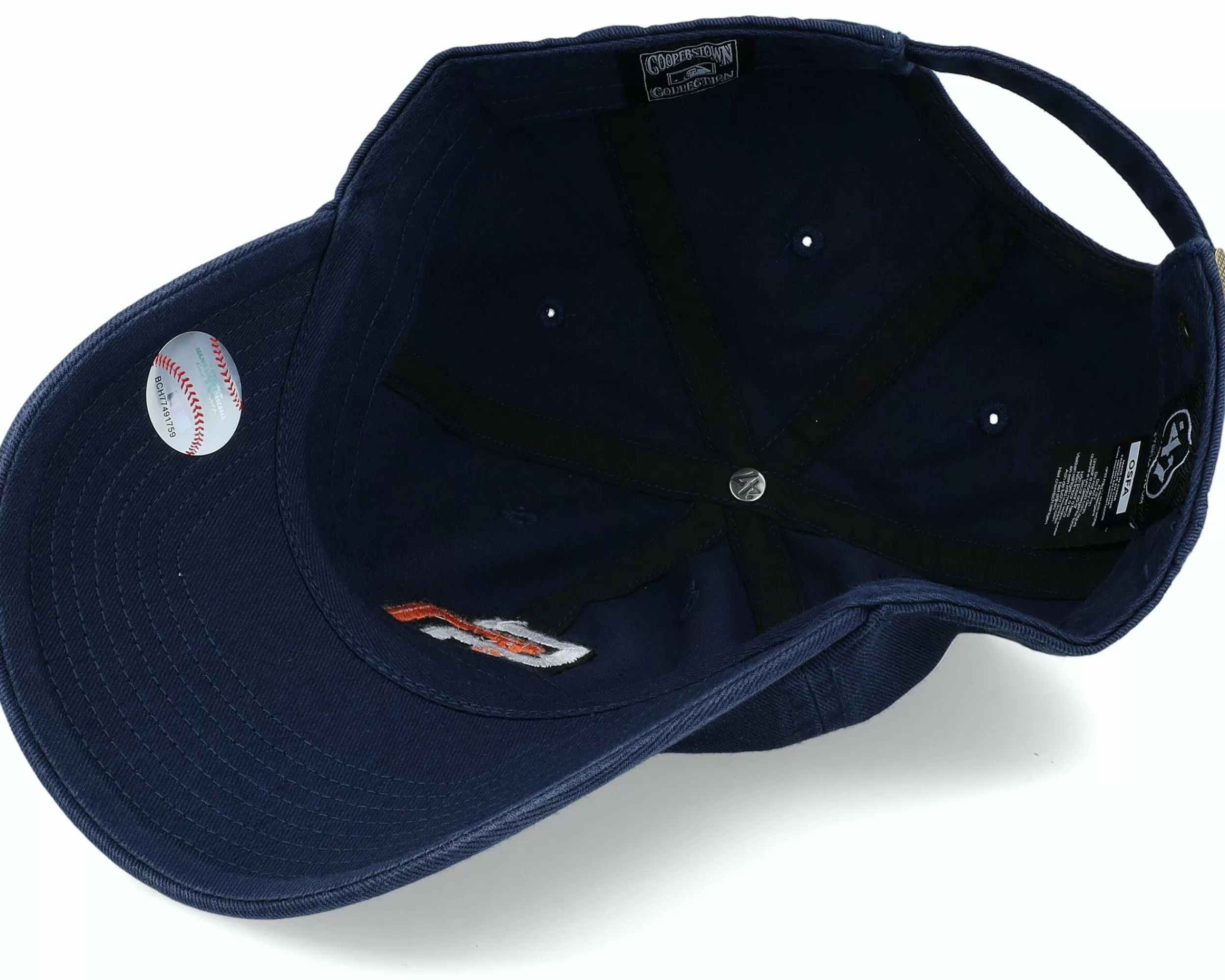 47 Brand San Diego Padres Cooperstown Clean Up Navy Dad Cap - -Unisex Dad Cap